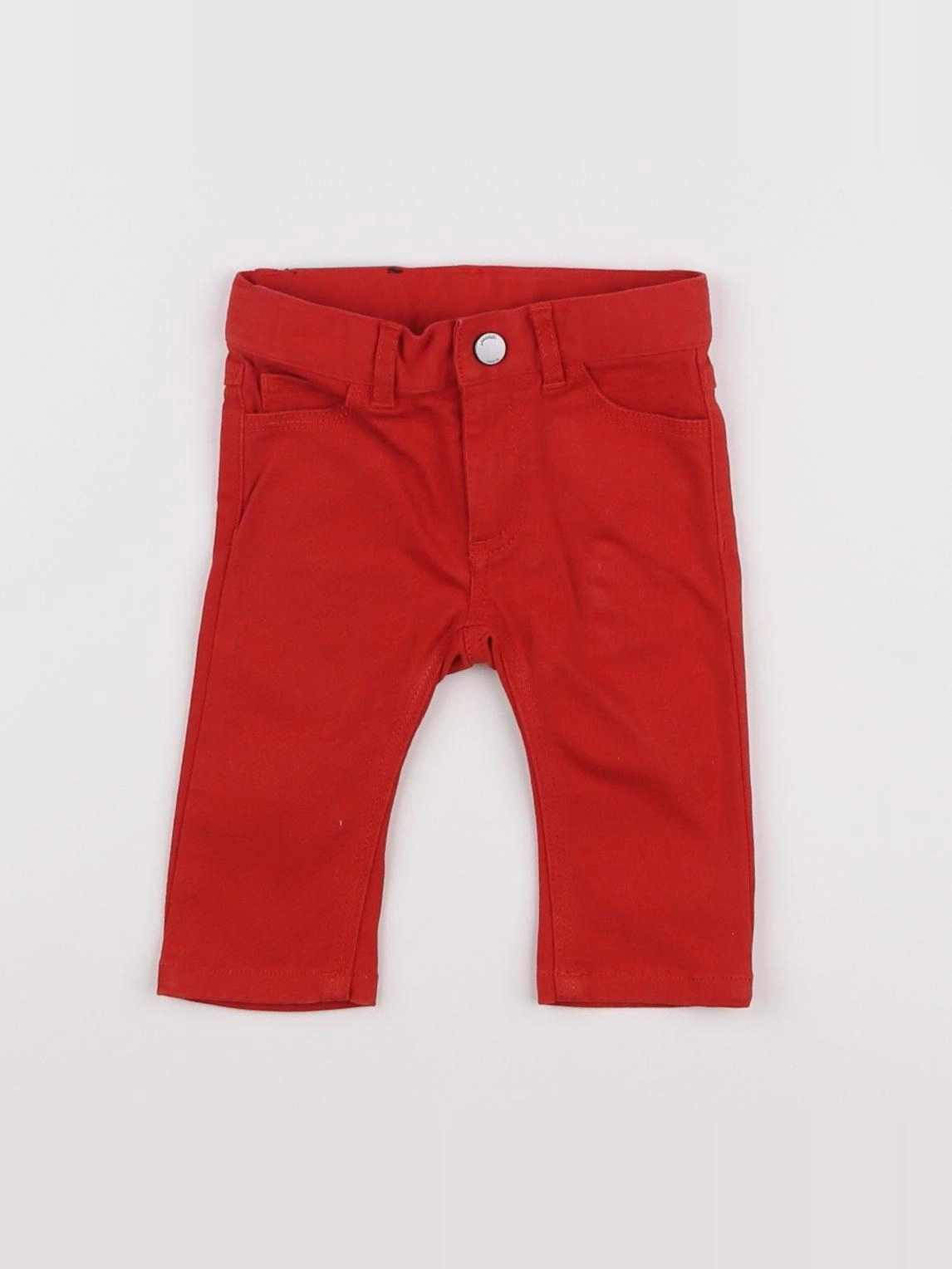 Jacadi - pantalon rouge - 6 mois