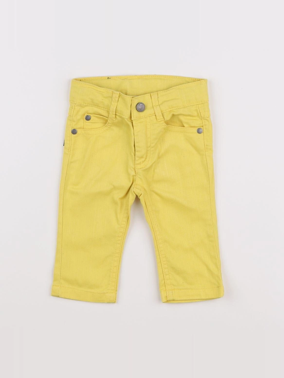 Jacadi - pantalon jaune - 6 mois