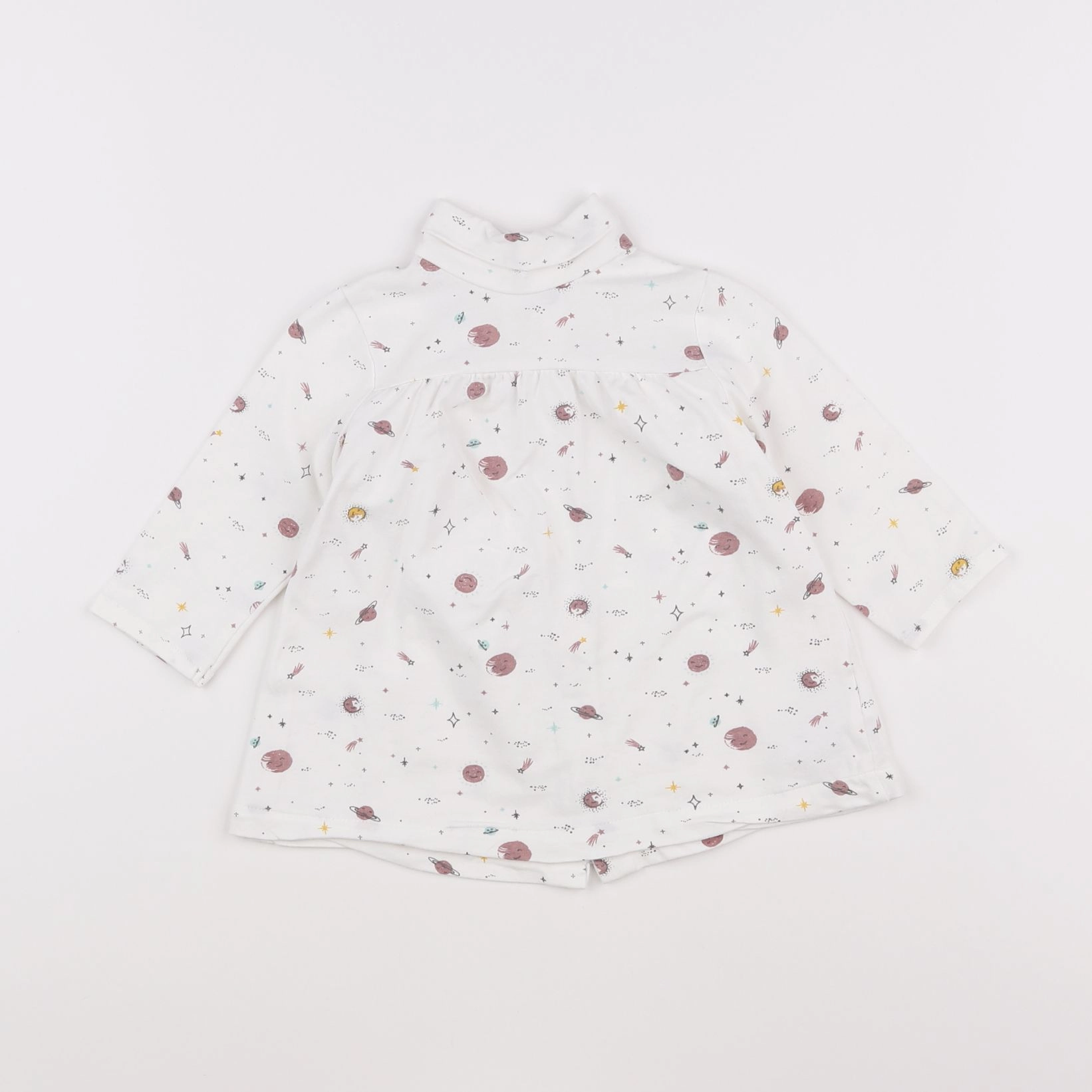 Vertbaudet - robe multicolore - 9 mois