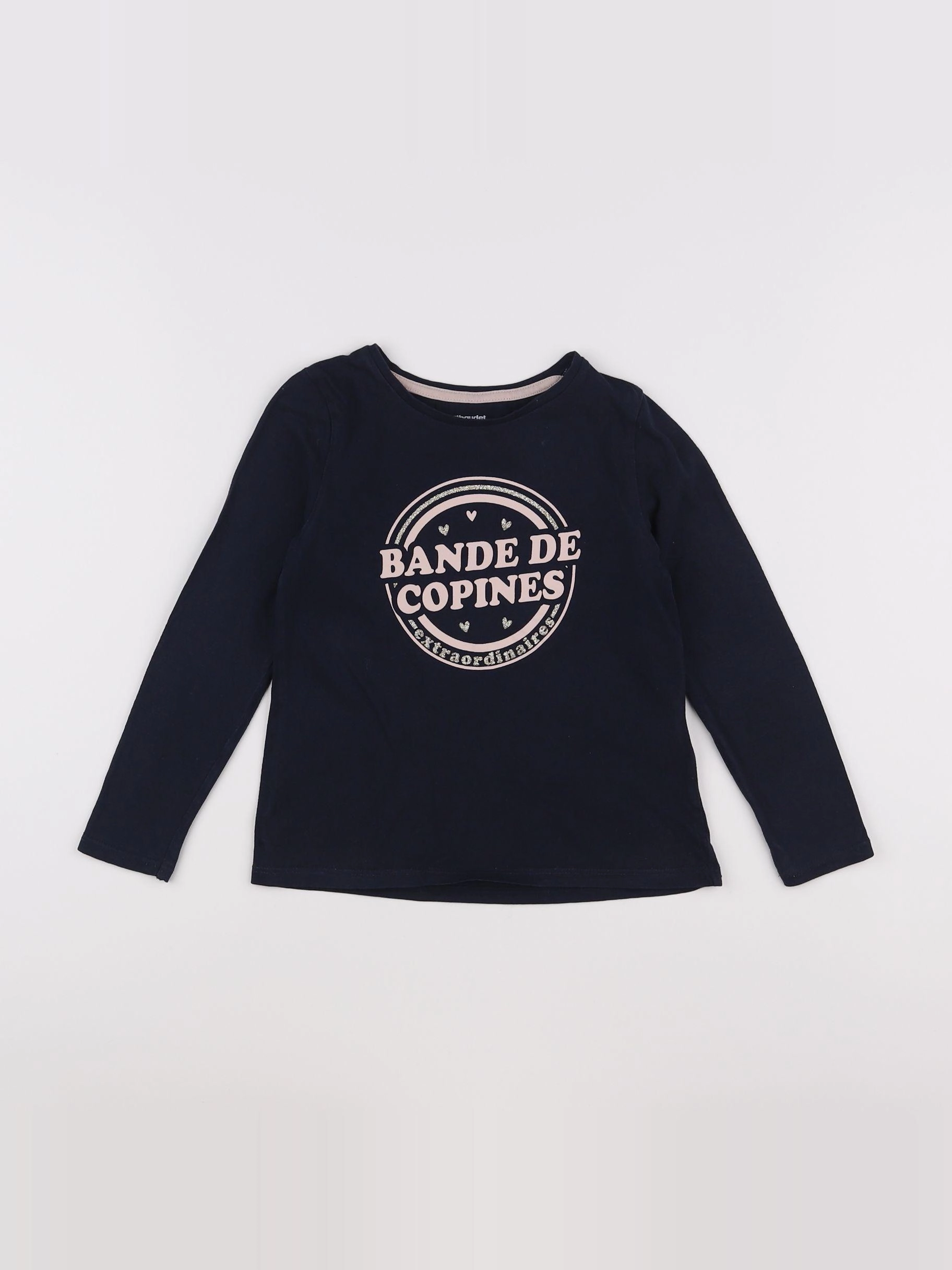 Vertbaudet - tee-shirt bleu - 6 ans