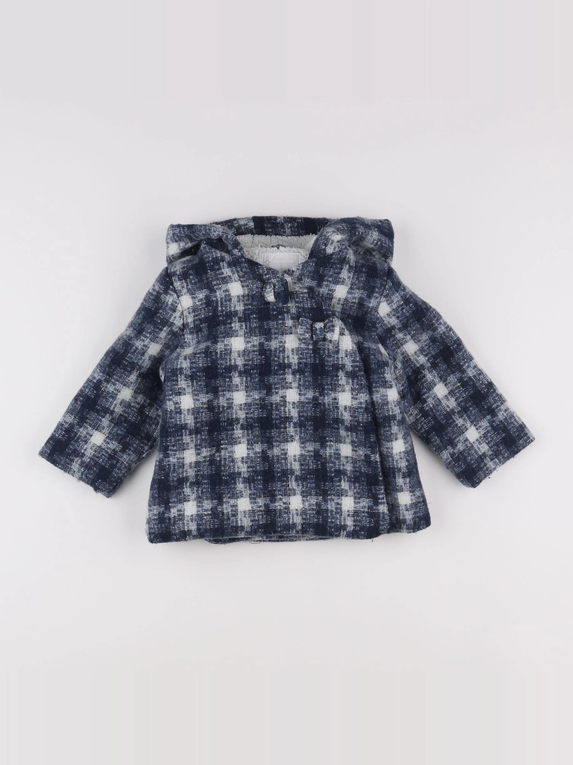 Vertbaudet - manteau bleu - 18 mois