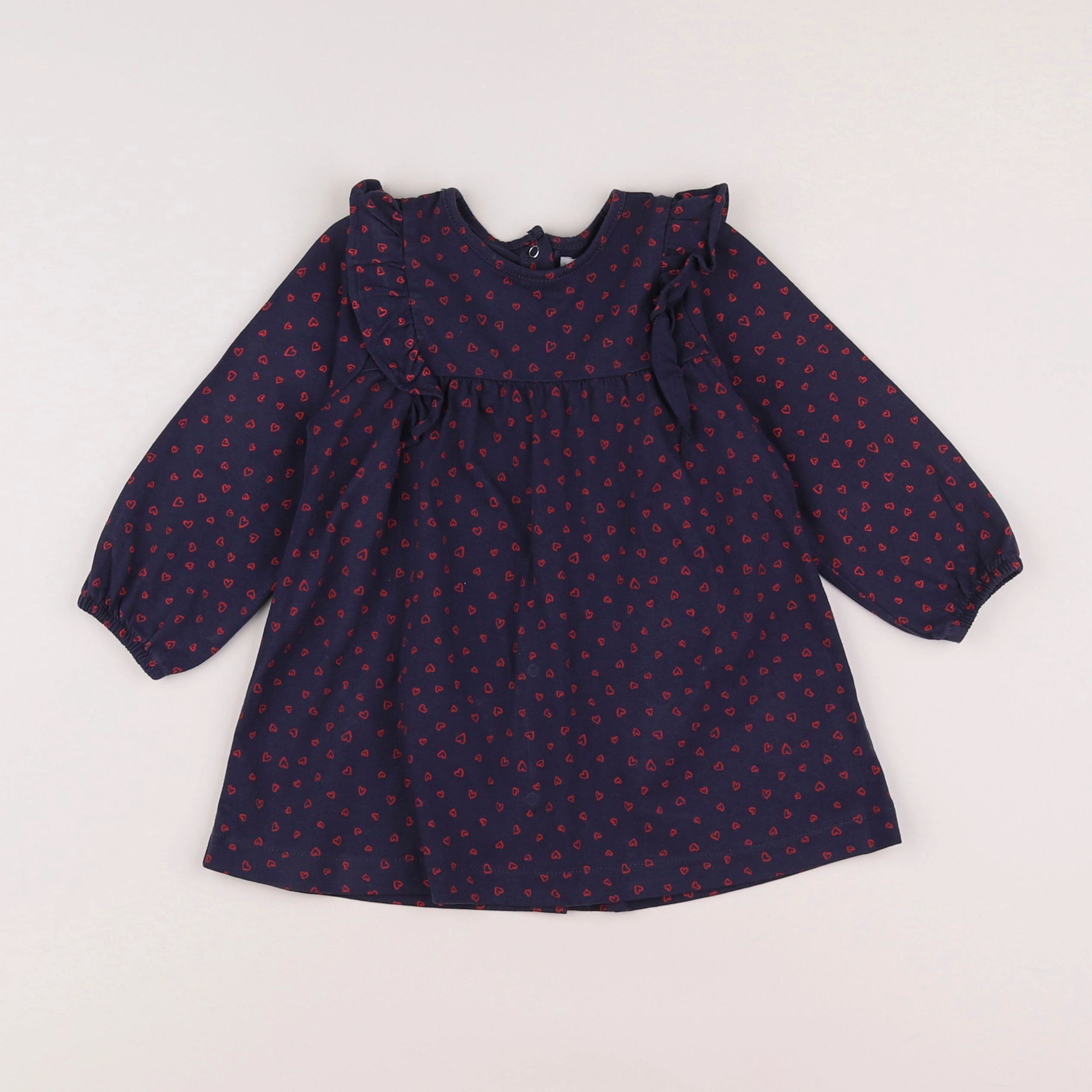 Vertbaudet - robe bleu - 18 mois
