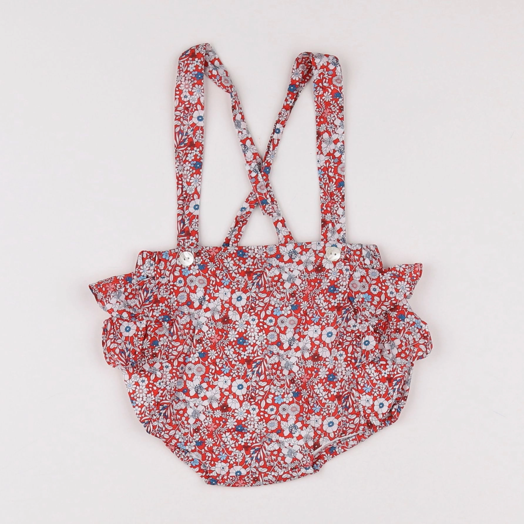 Jacadi - bloomer liberty rouge - 6 mois