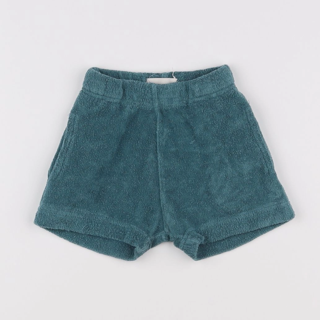 We are kids - short bleu, vert - 3/6 mois