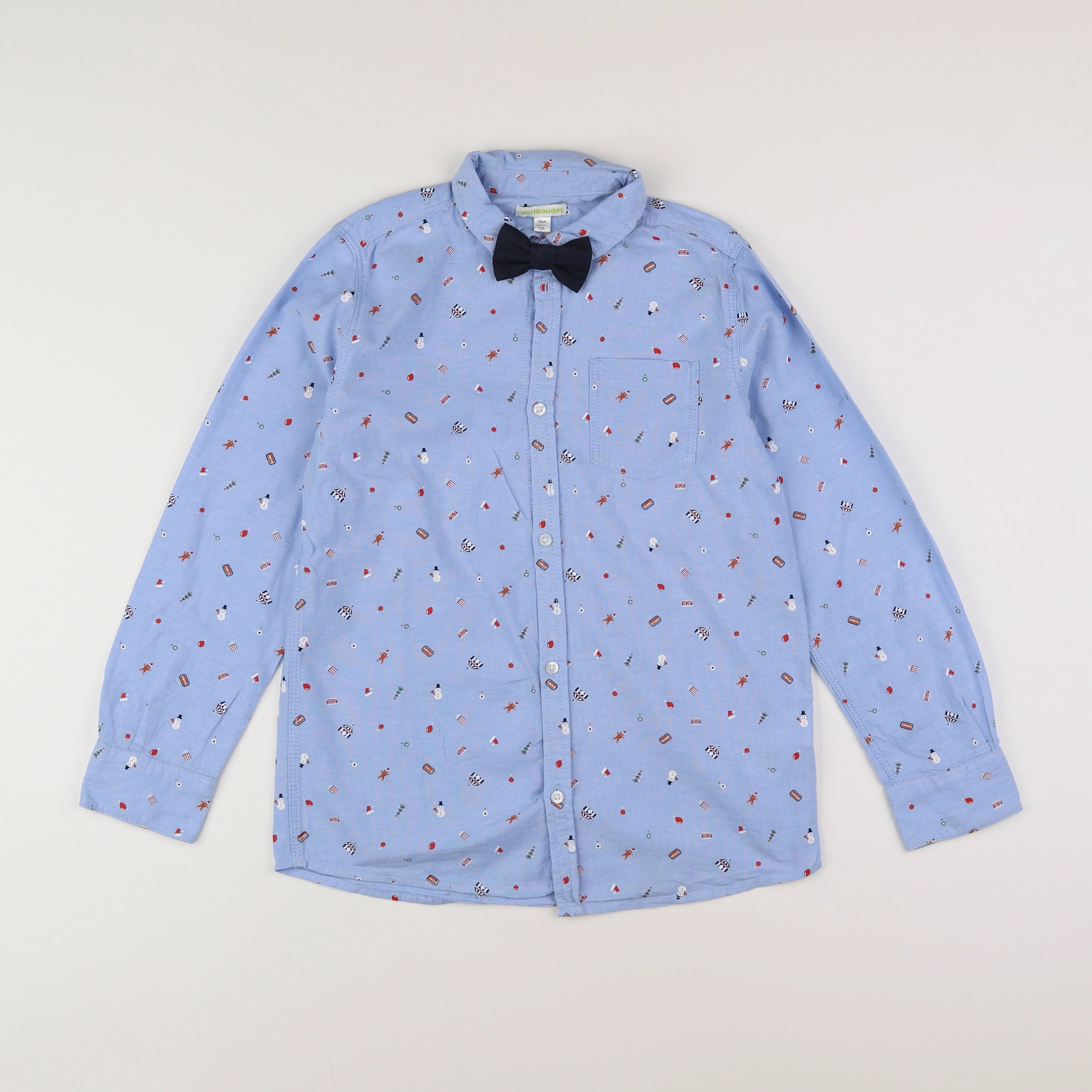 Vertbaudet - chemise bleu - 12 ans