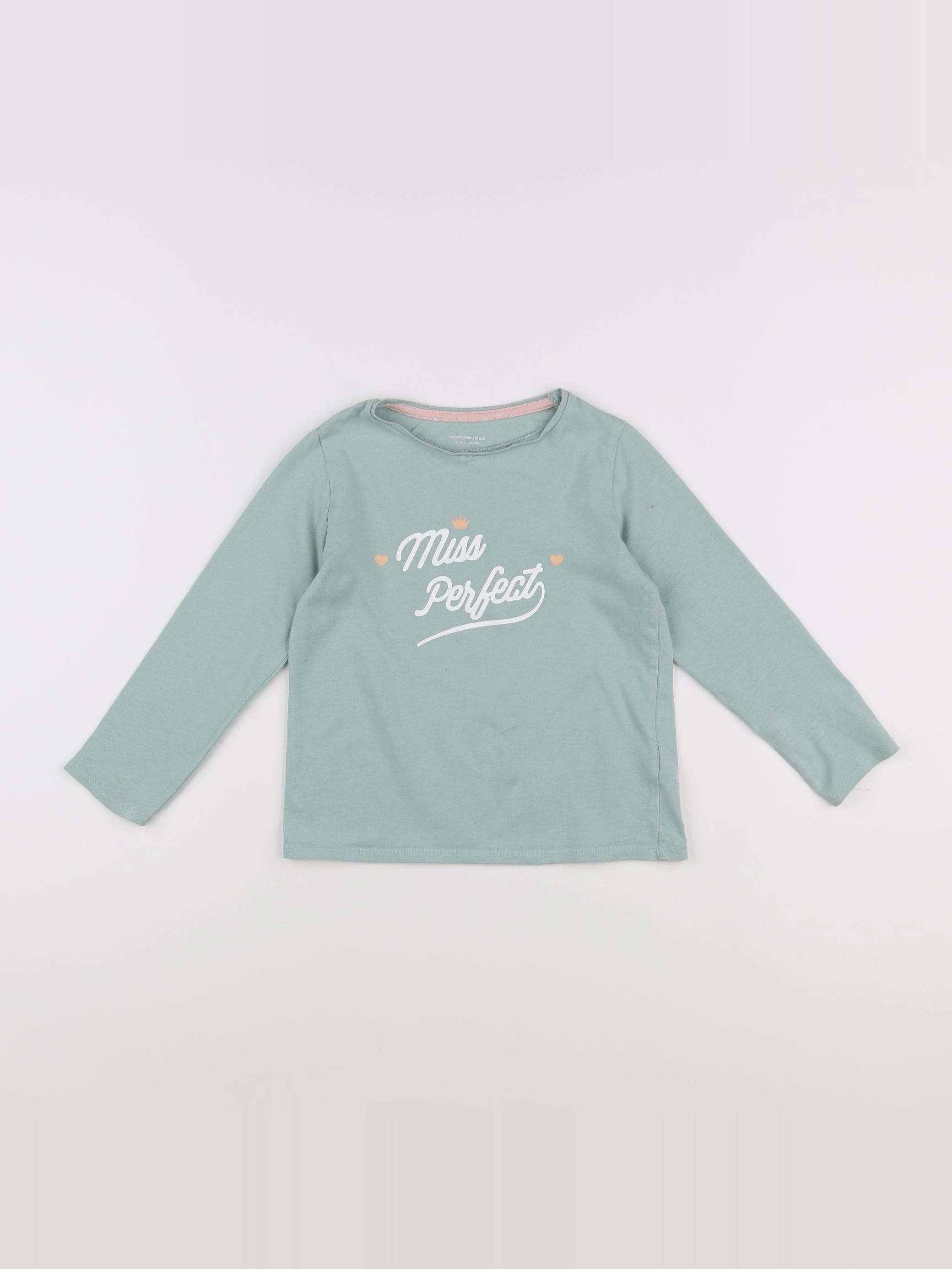 Vertbaudet - tee-shirt bleu - 6 ans