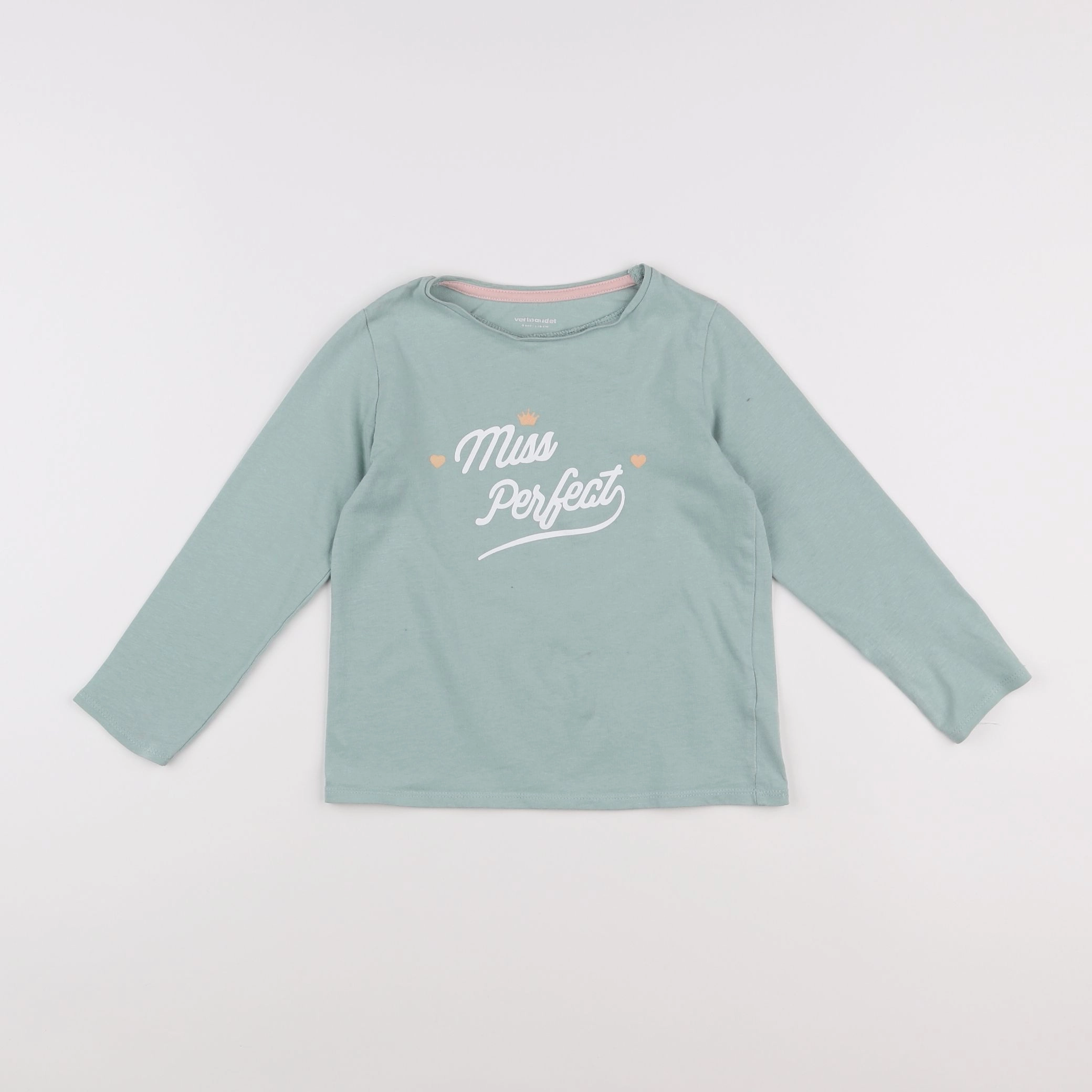 Vertbaudet - tee-shirt bleu - 6 ans