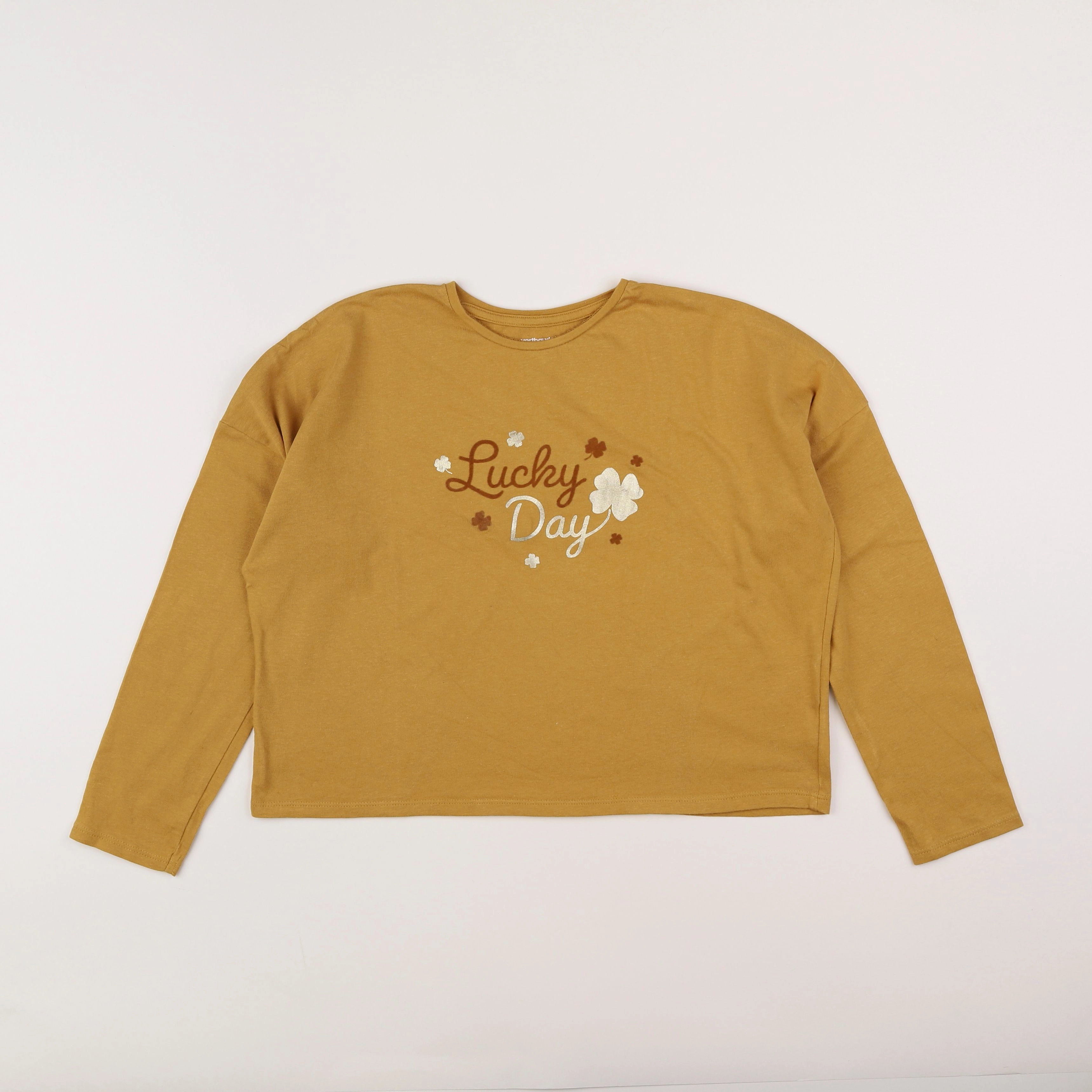 Vertbaudet - tee-shirt jaune - 8 ans