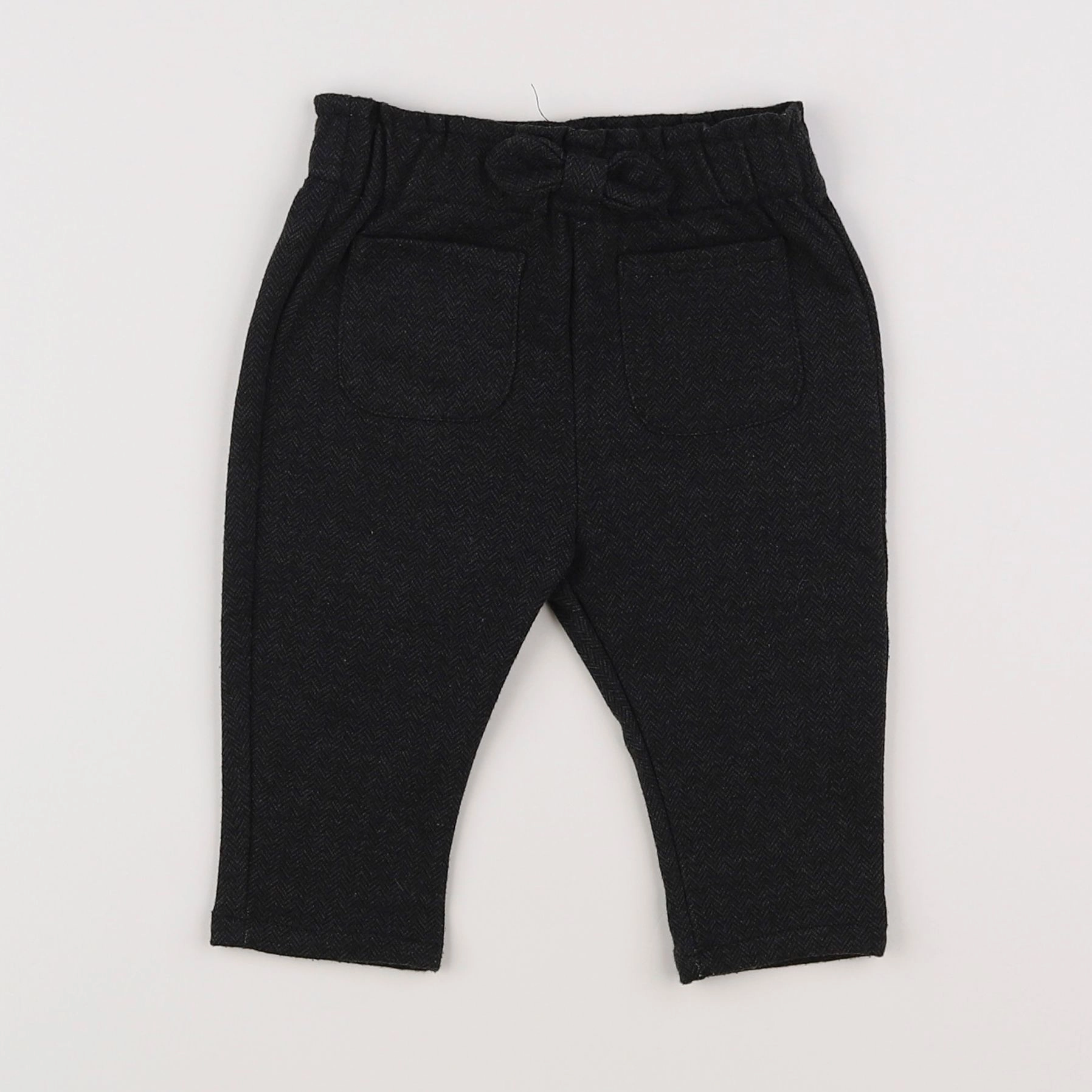 Vertbaudet - pantalon noir - 6 mois