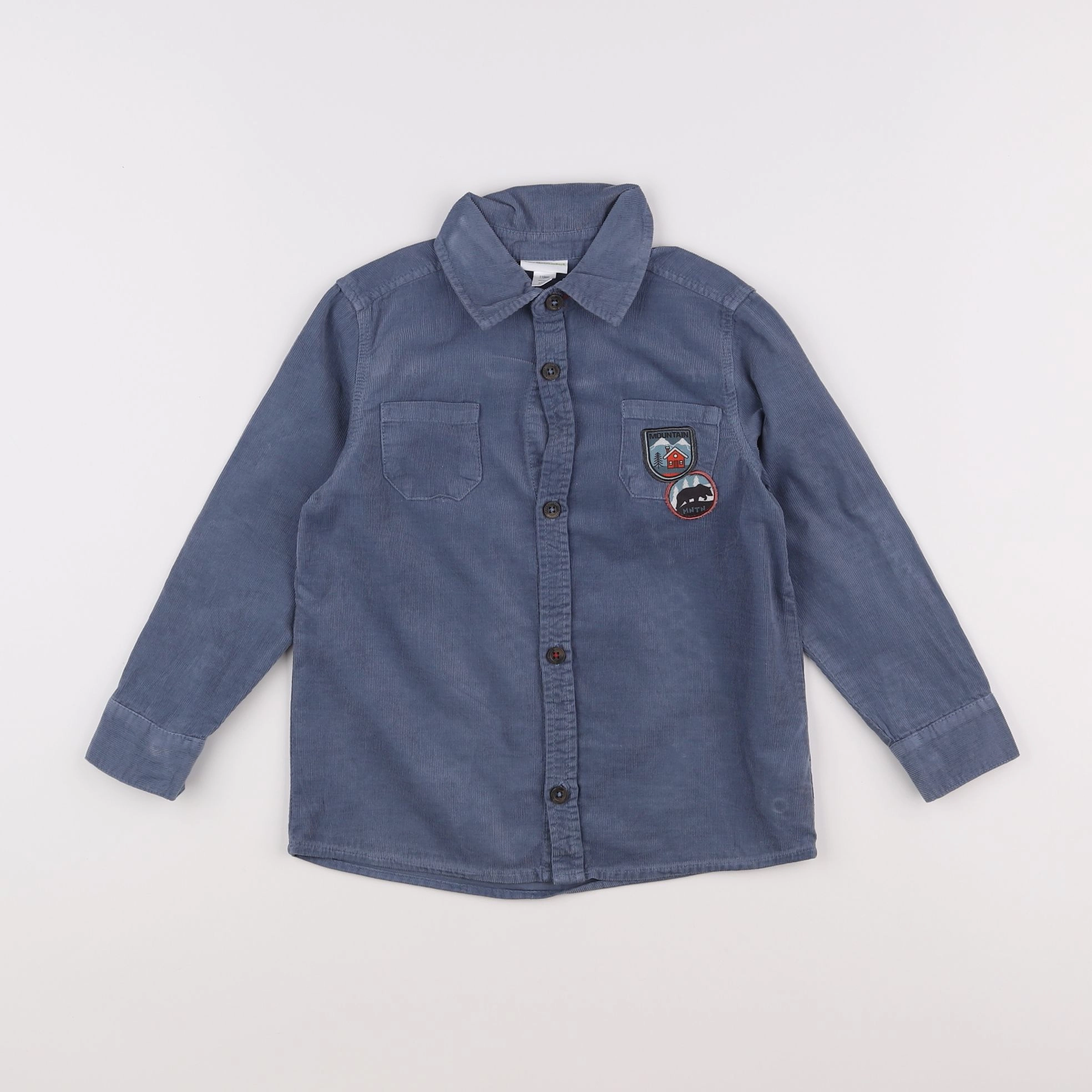 Vertbaudet - chemise gris - 5 ans