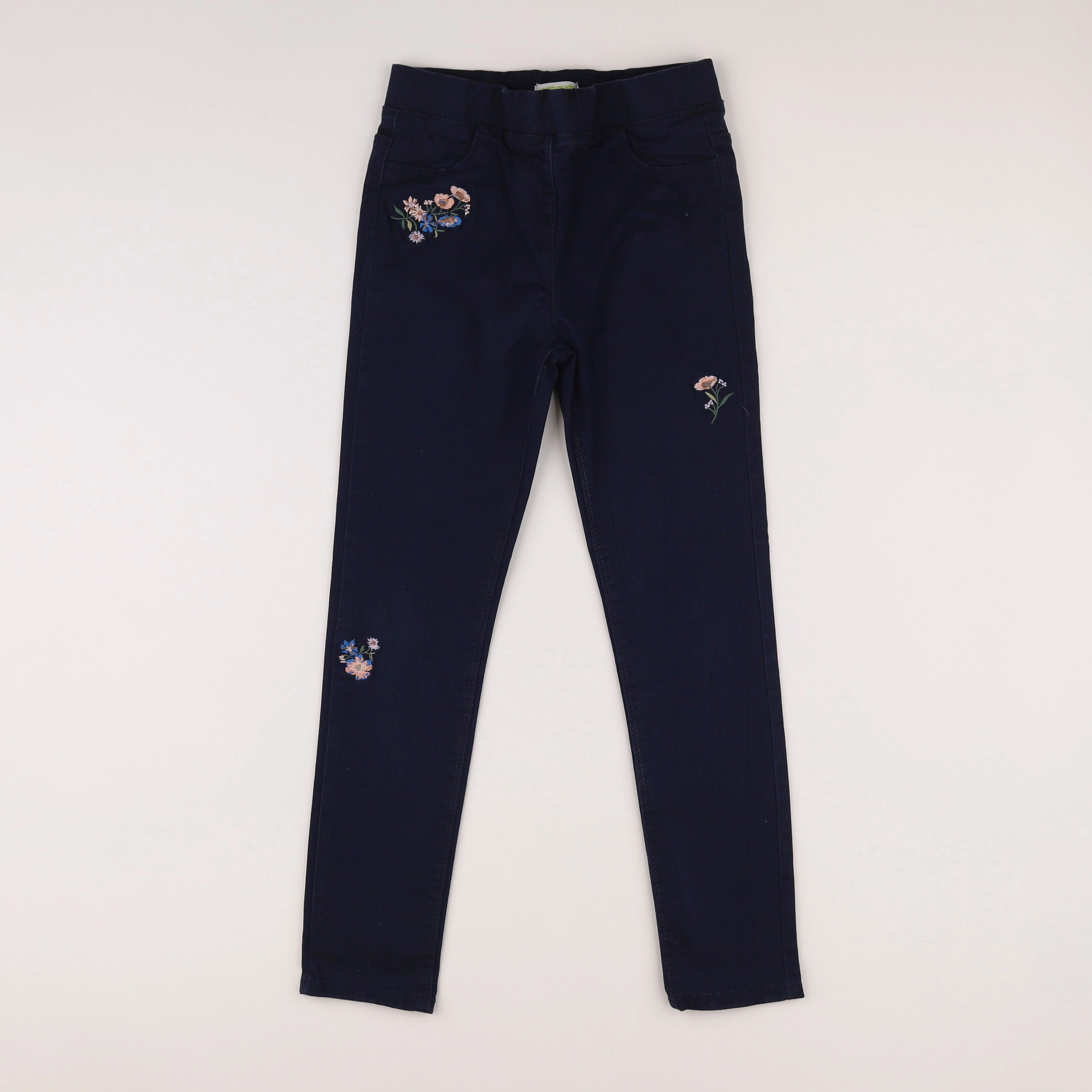 Vertbaudet - pantalon bleu - 9 ans