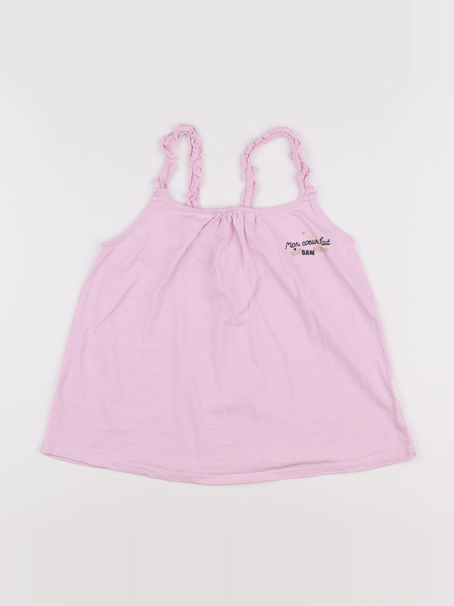 Vertbaudet - débardeur rose - 10 ans