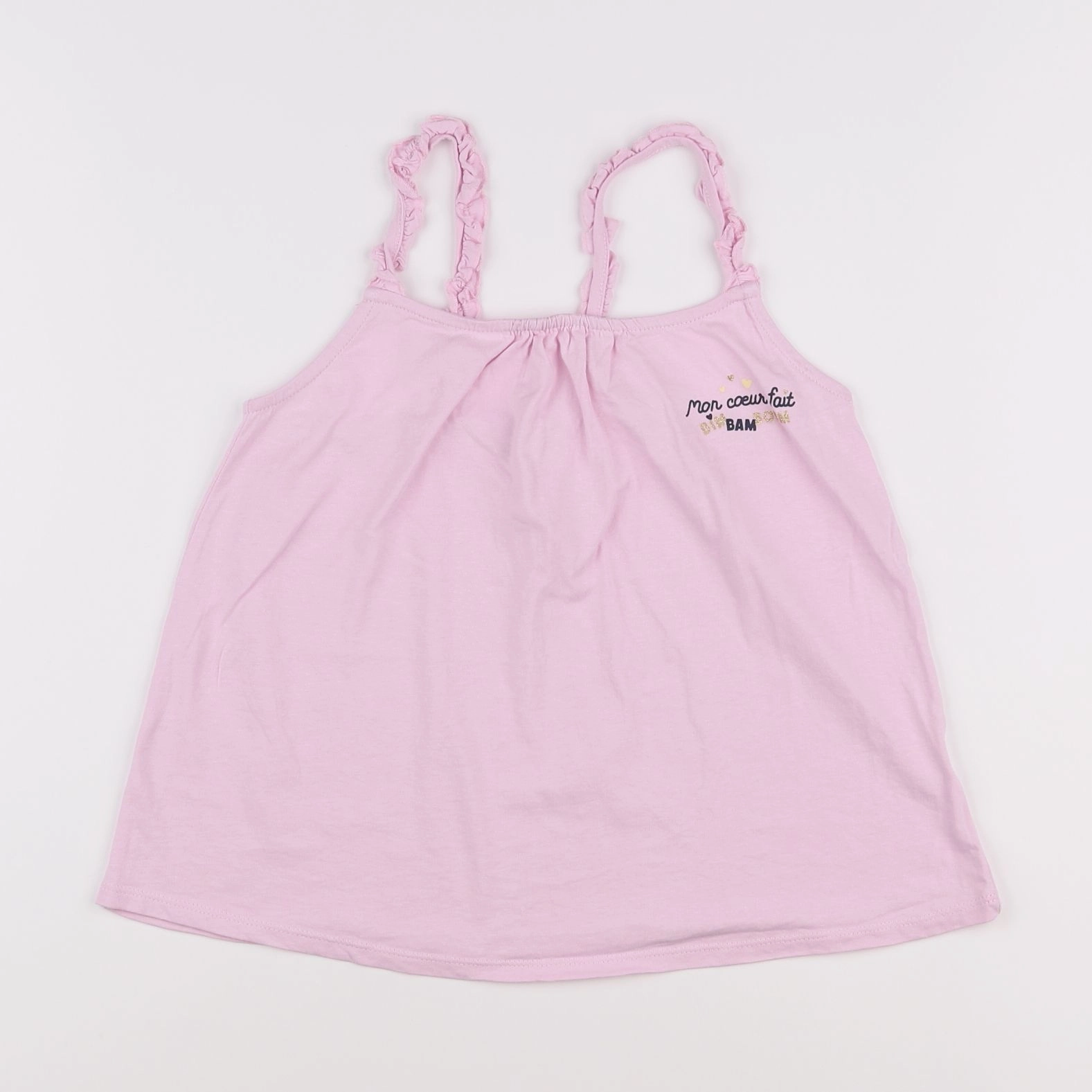 Vertbaudet - débardeur rose - 10 ans