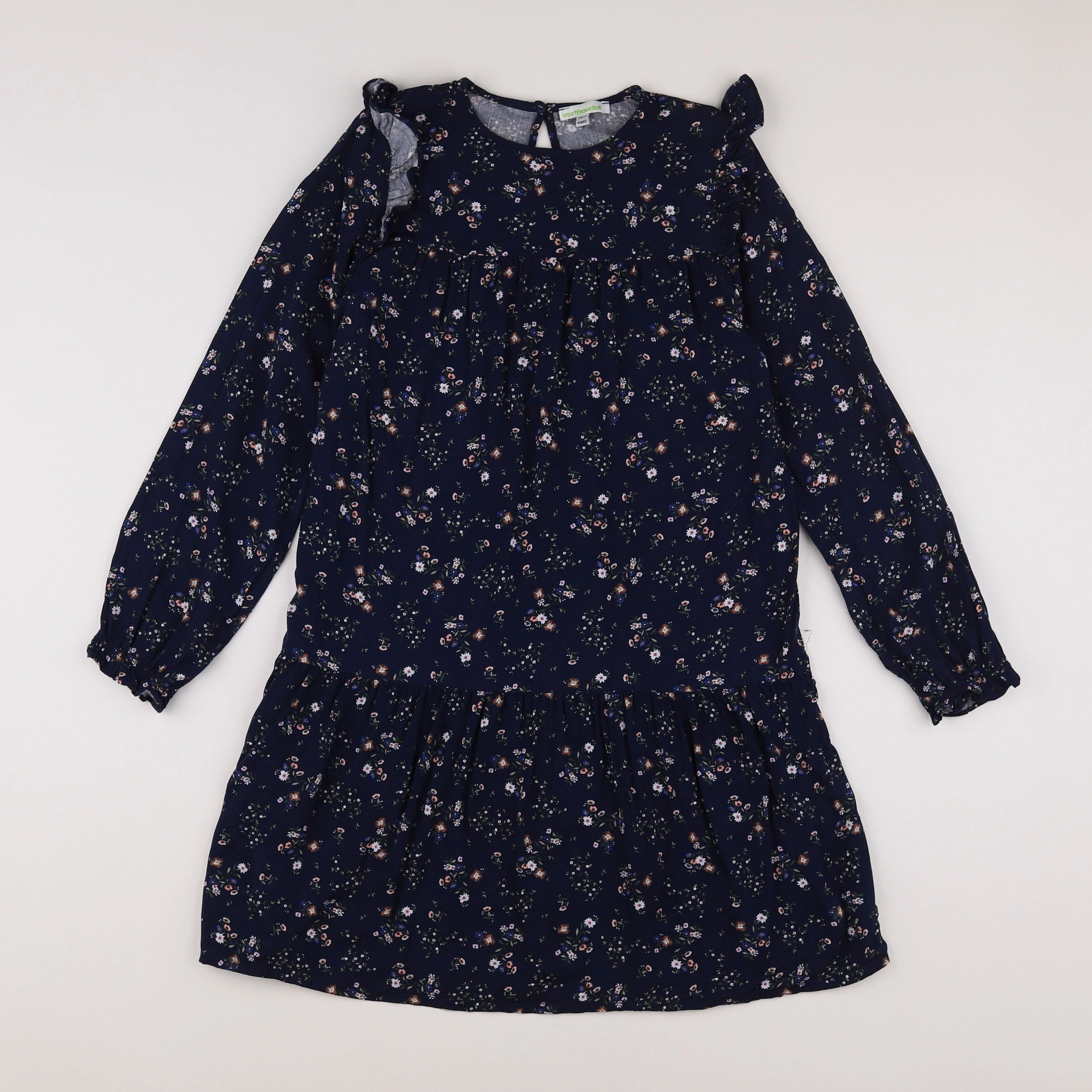 Vertbaudet - robe bleu - 10 ans