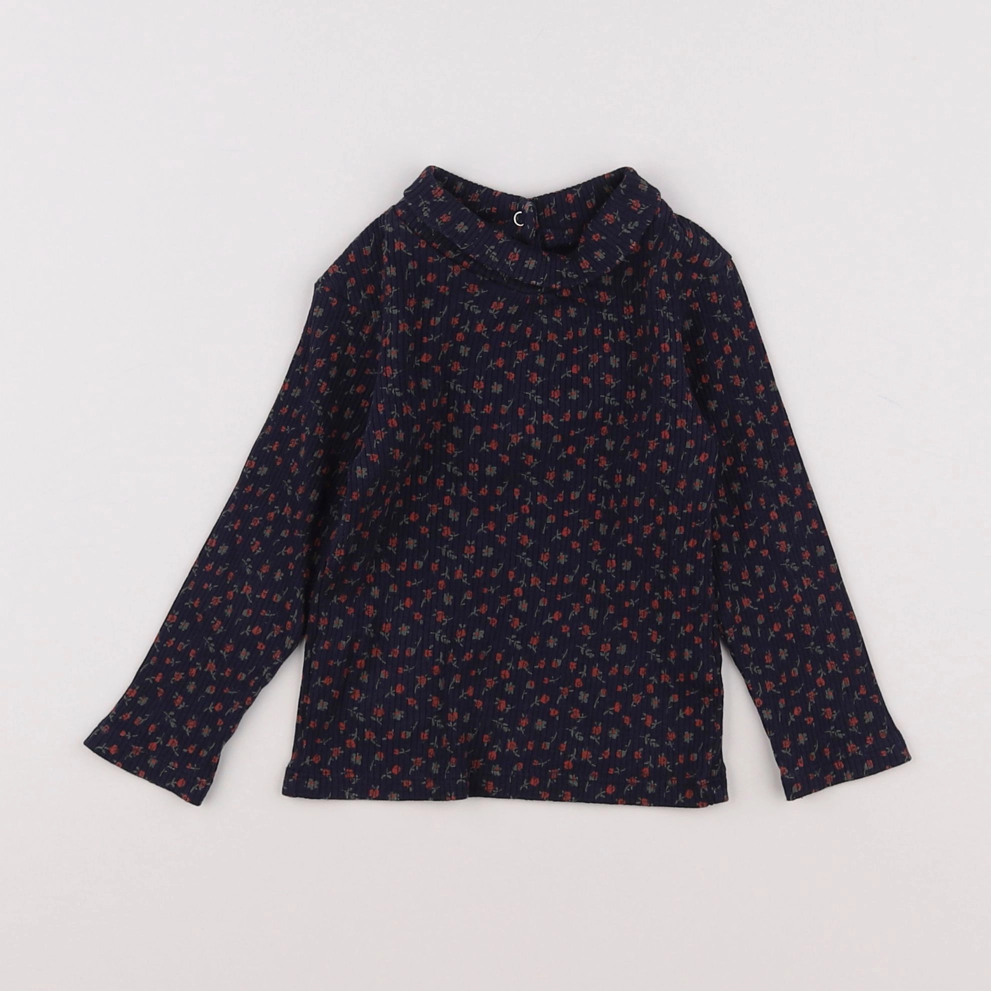 Vertbaudet - tee-shirt bleu - 12 mois