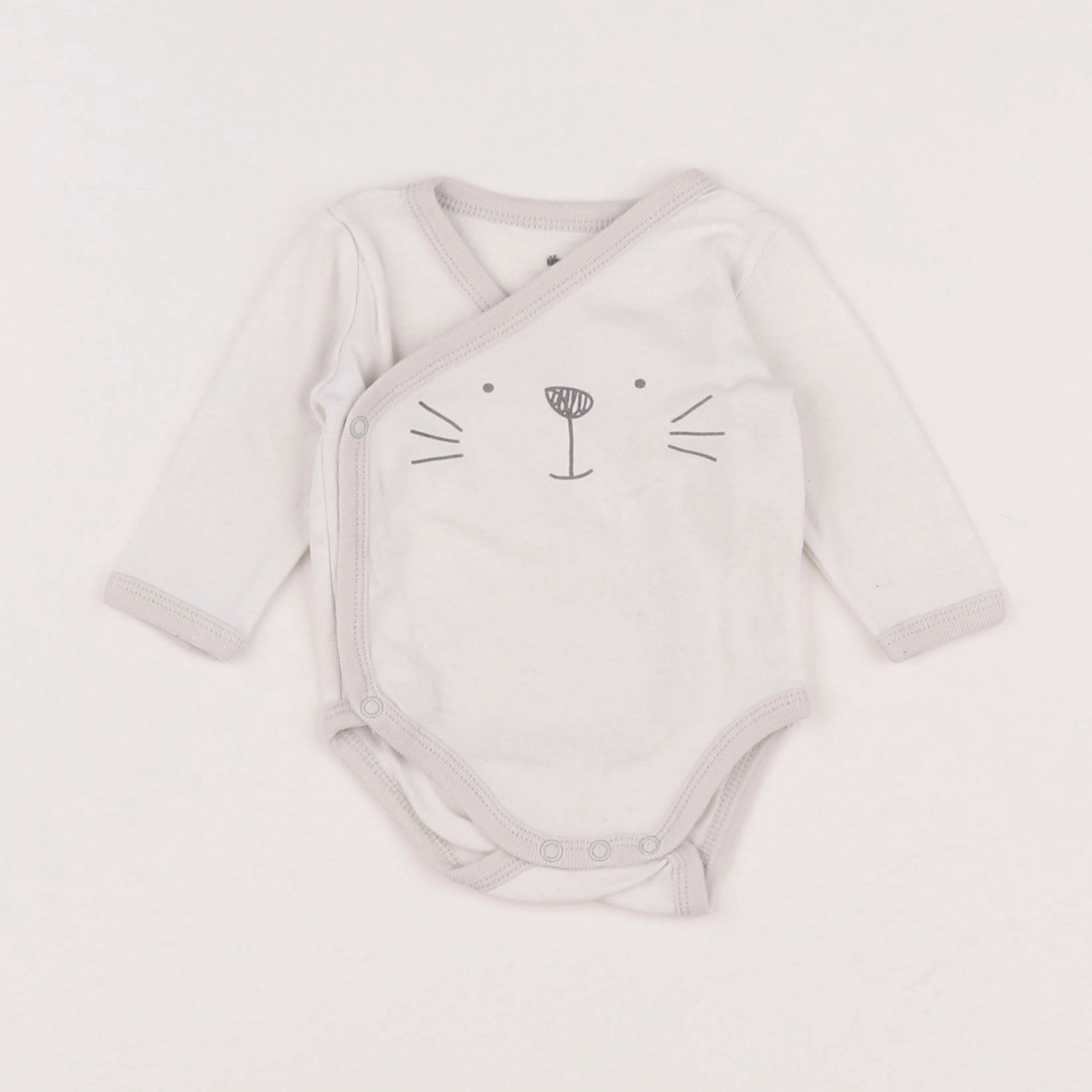 Vertbaudet - body blanc - 1 mois