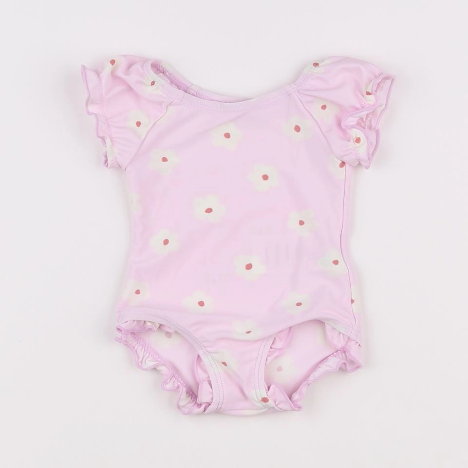 Vertbaudet - maillot de bain rose - 3 mois