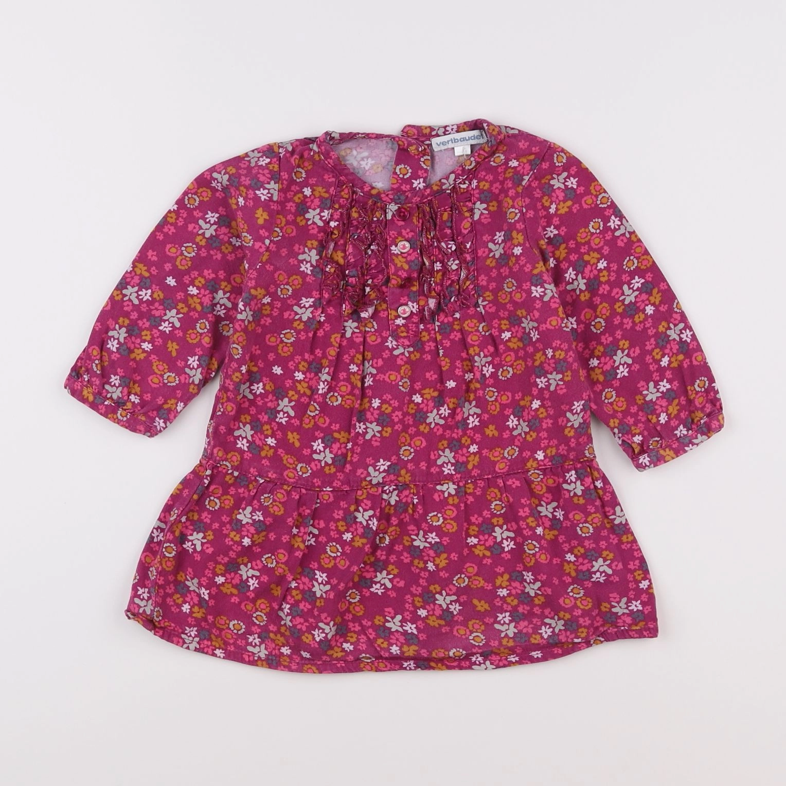 Vertbaudet - robe rose - 2 ans