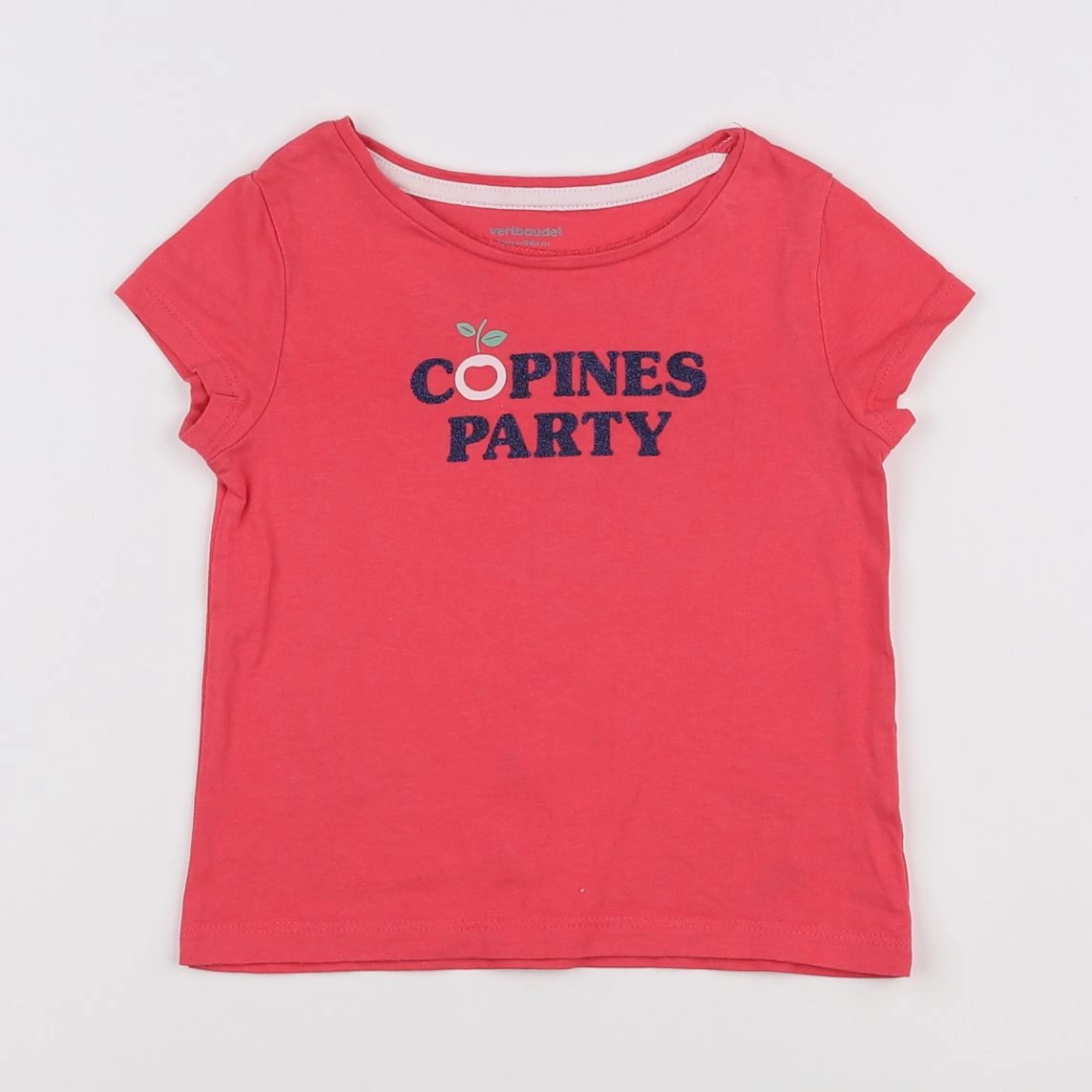 Vertbaudet - tee-shirt orange - 2 ans