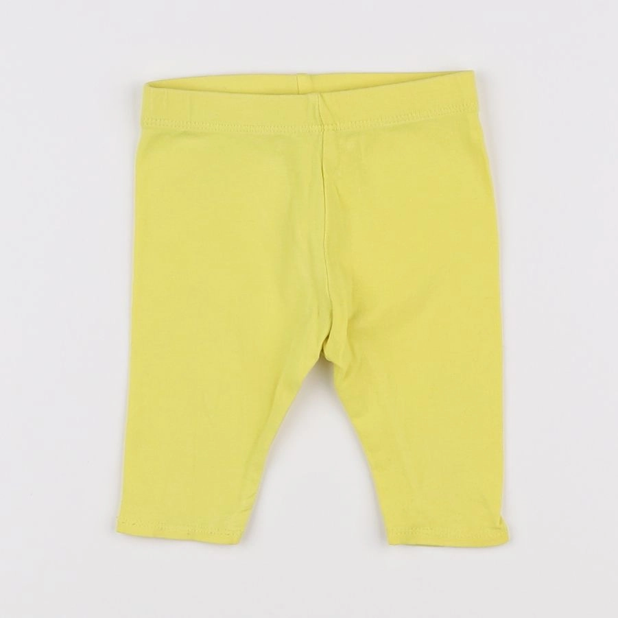 Vertbaudet - legging jaune - 3 mois