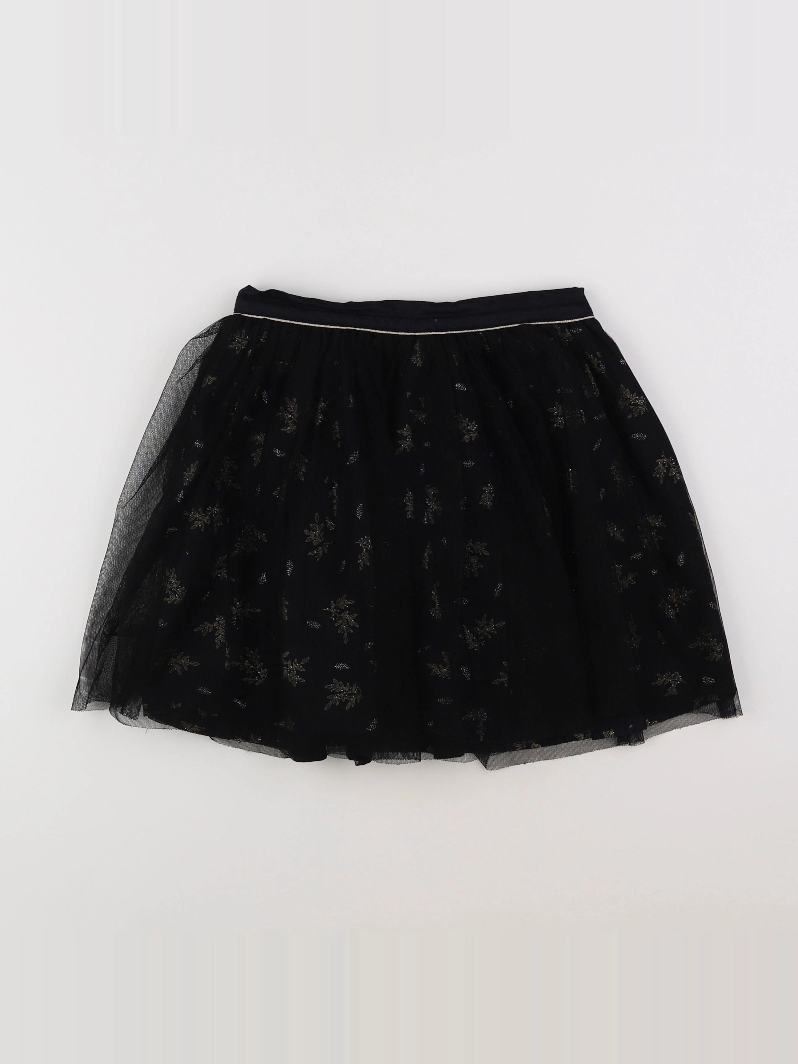 Vertbaudet - jupe noir - 9 ans