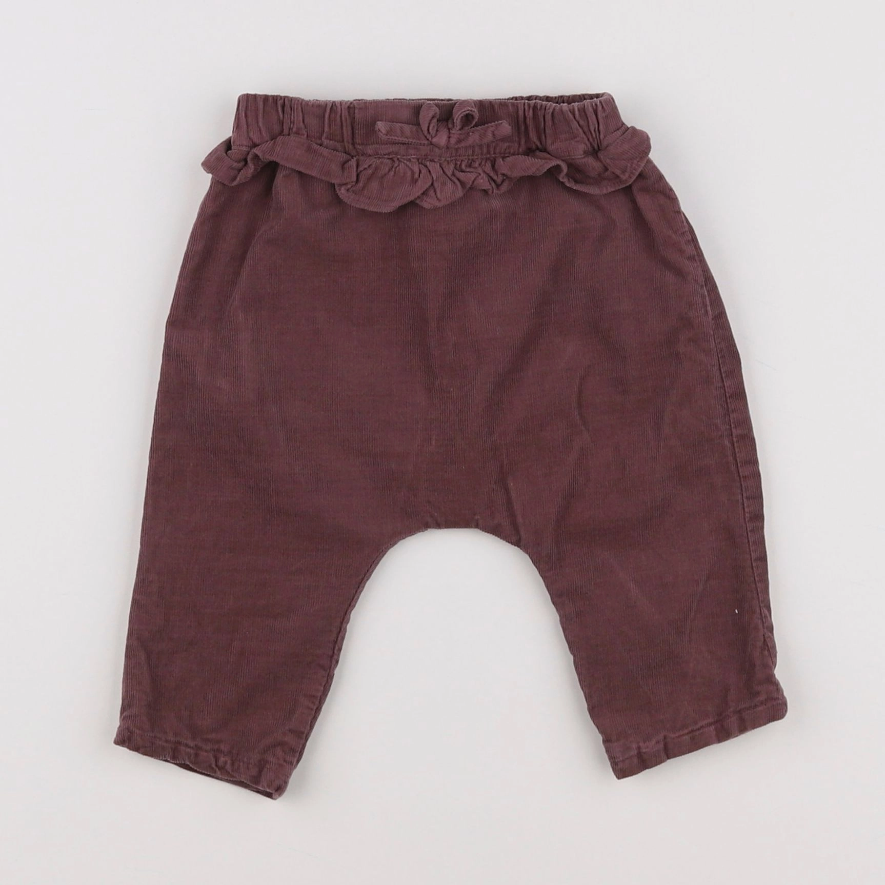Vertbaudet - pantalon violet - 6 mois
