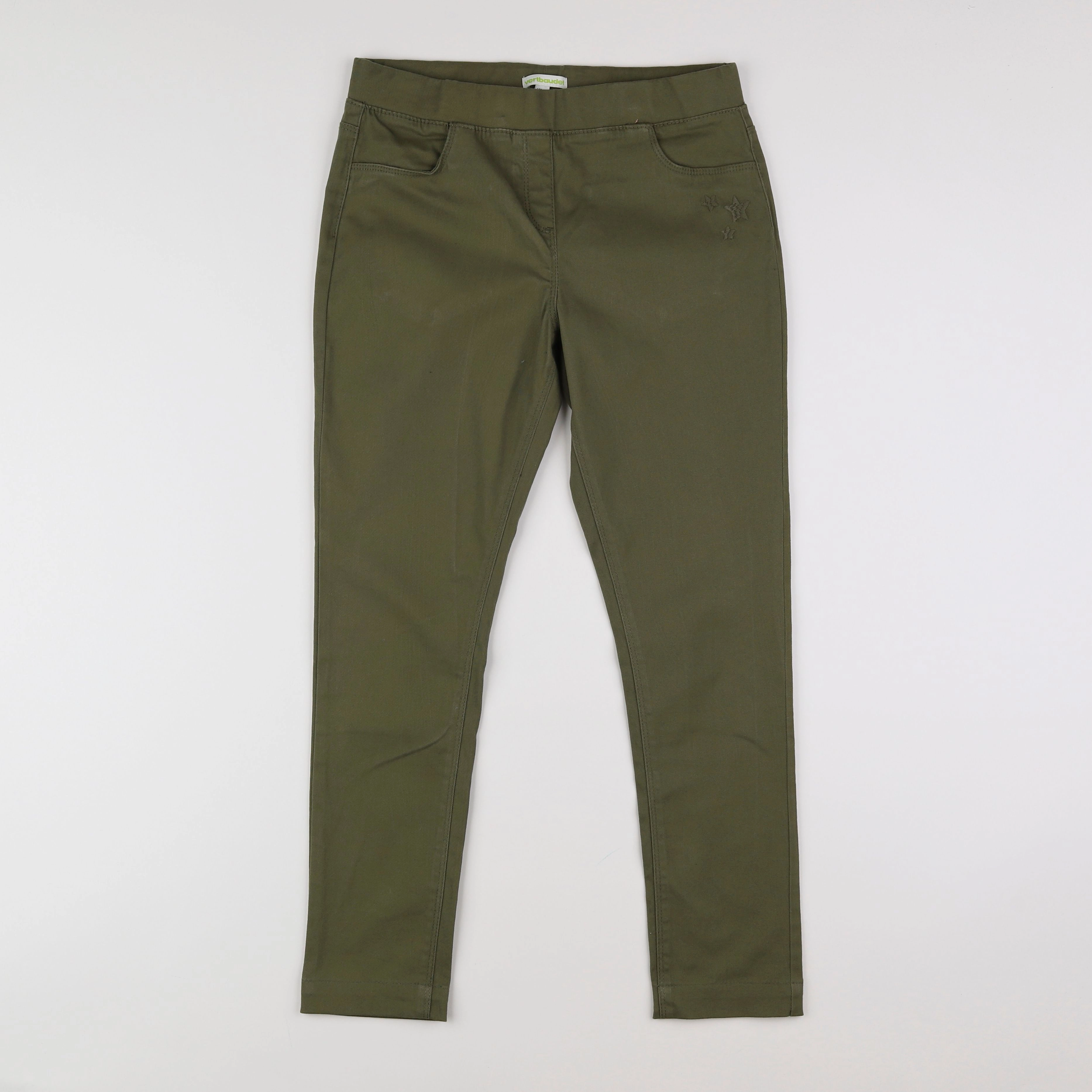 Vertbaudet - jegging vert - 12 ans