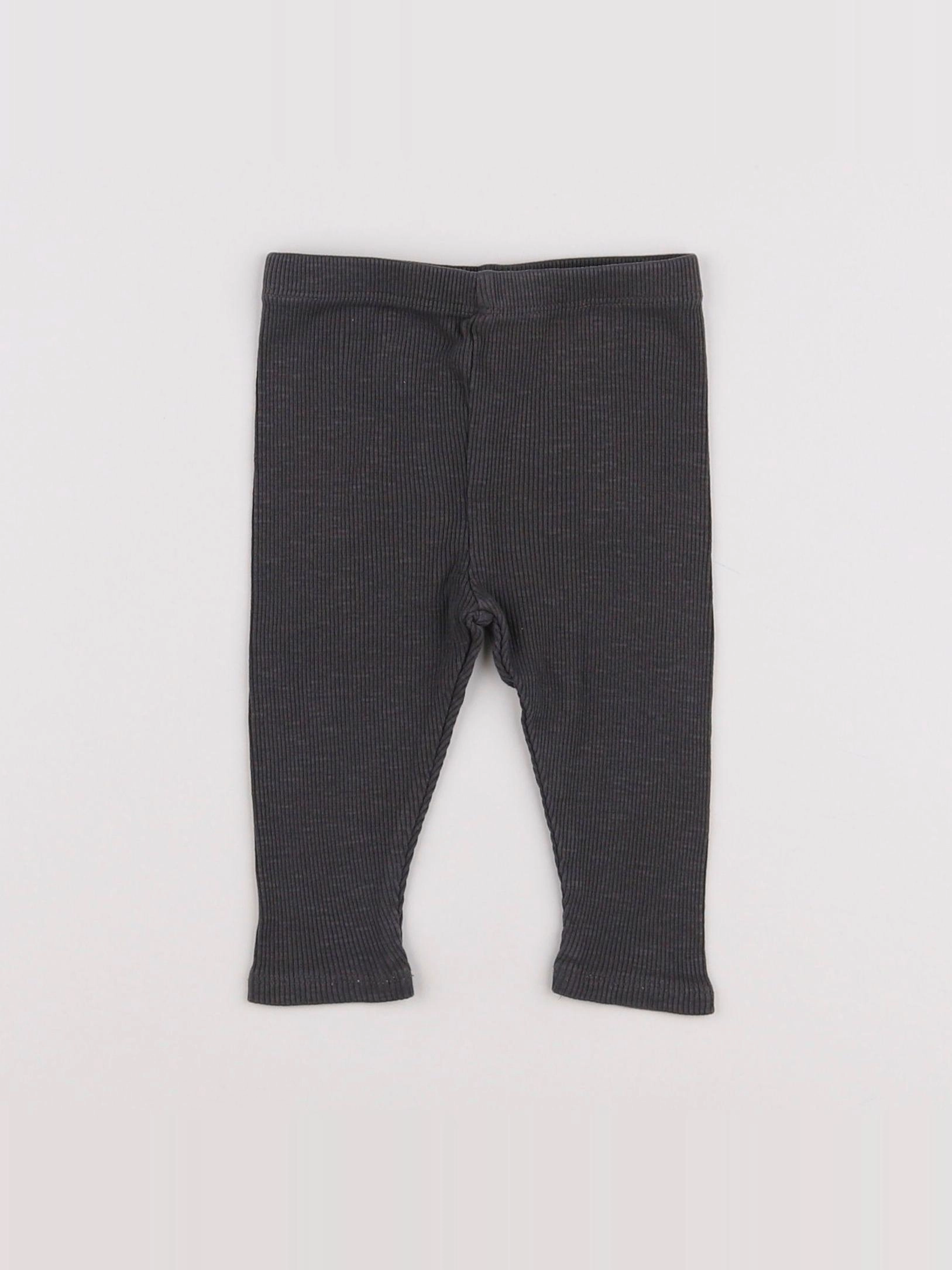 Vertbaudet - legging gris - 6 mois