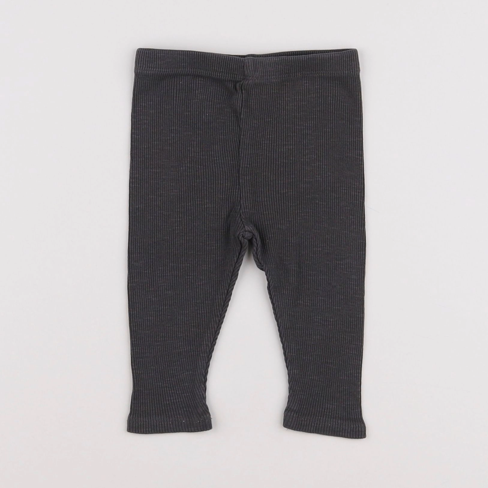Vertbaudet - legging gris - 6 mois