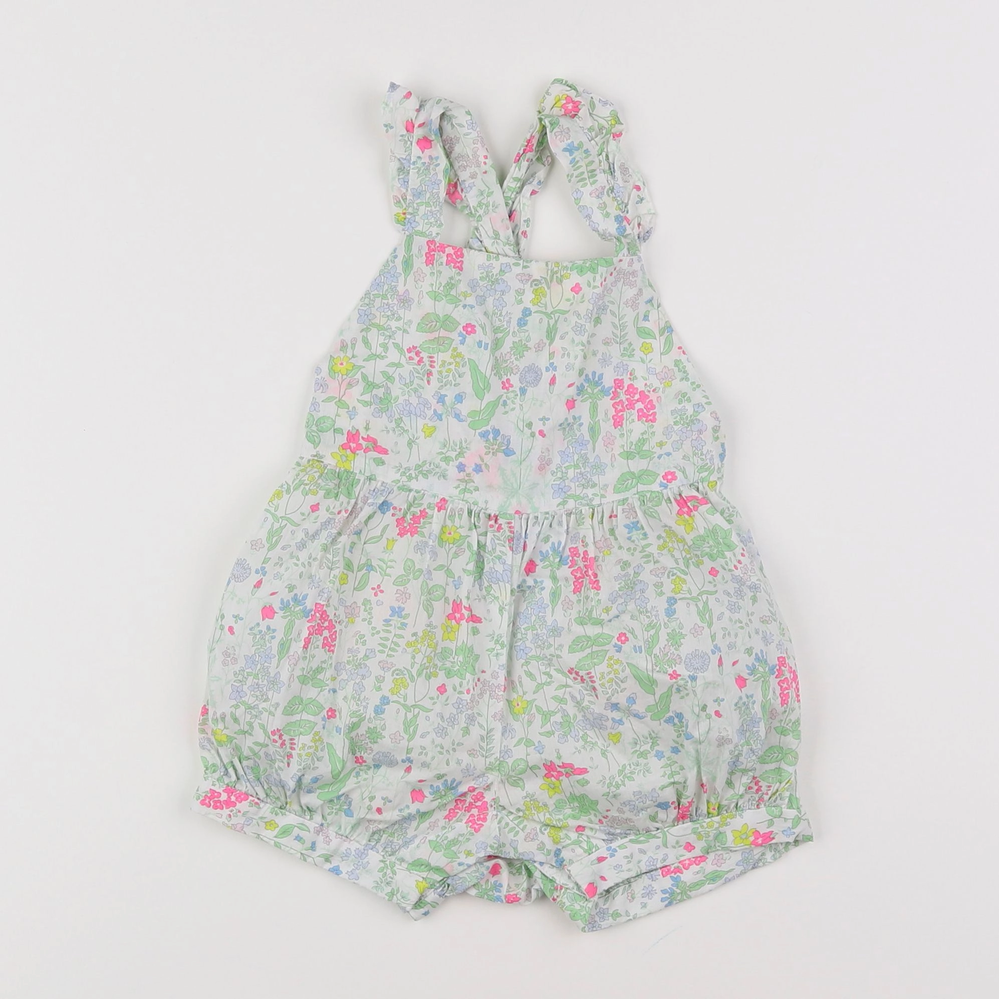 Jacadi - combinaison liberty multicolore - 12 mois