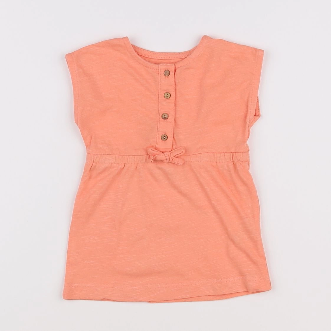 Vertbaudet - robe orange - 3 mois