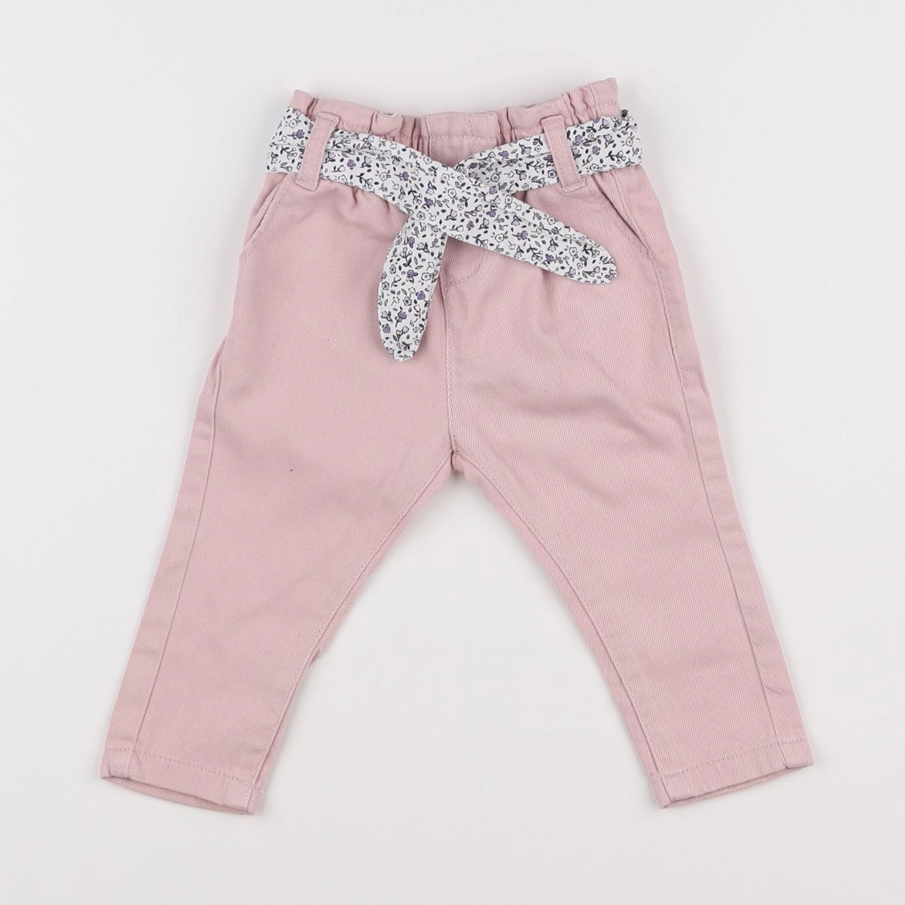 Vertbaudet - jean rose - 6 mois