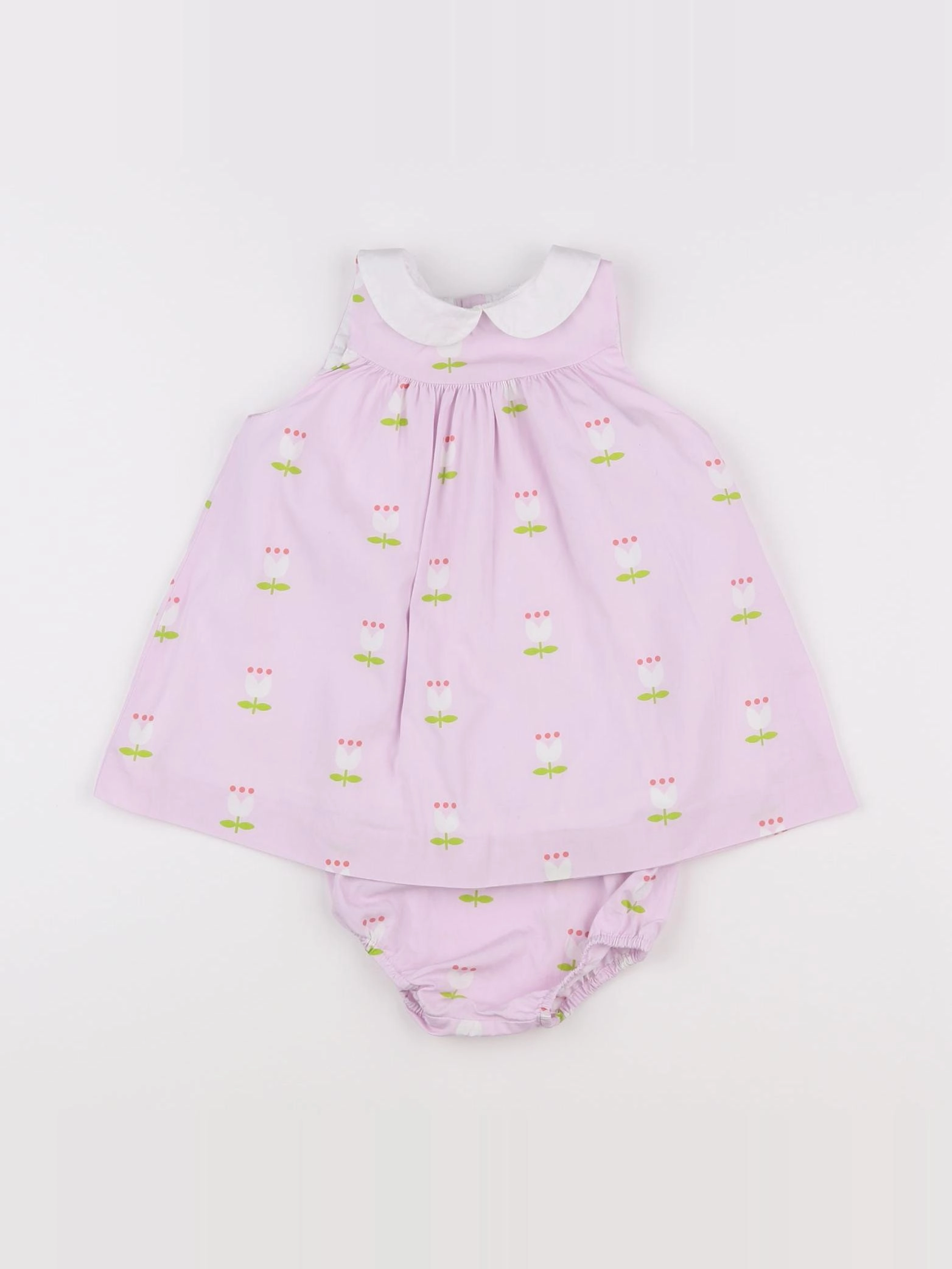 Jacadi - robe violet - 12 mois