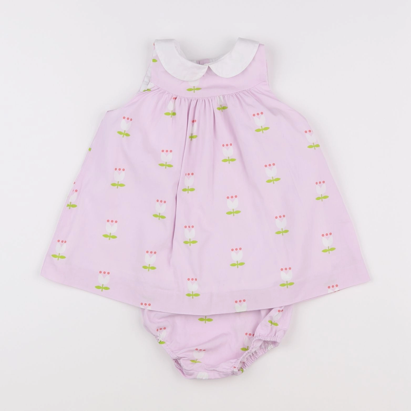 Jacadi - robe violet - 12 mois