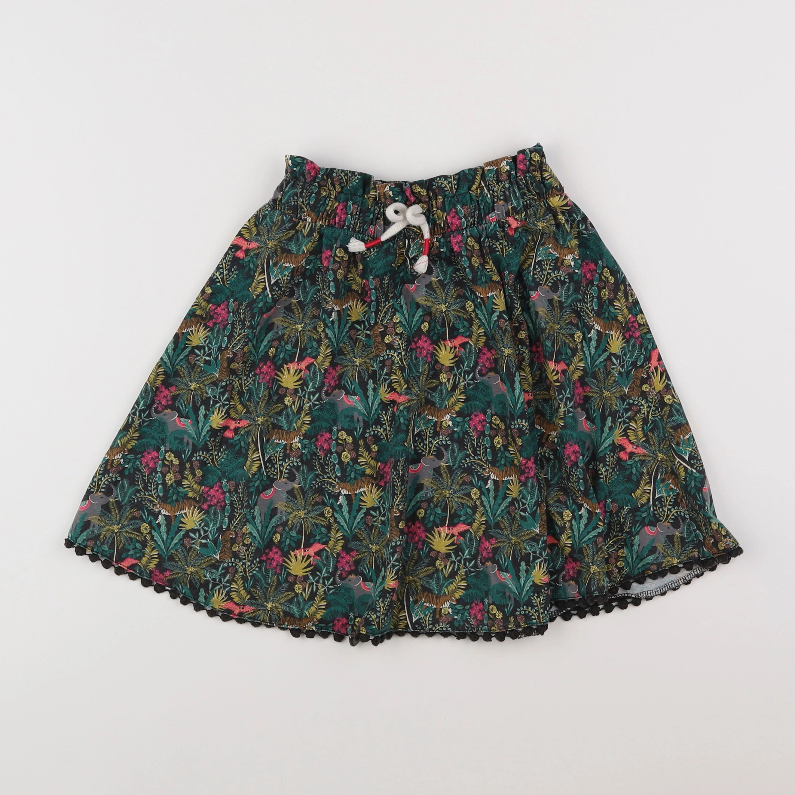 Vertbaudet - jupe multicolore, vert - 10 ans