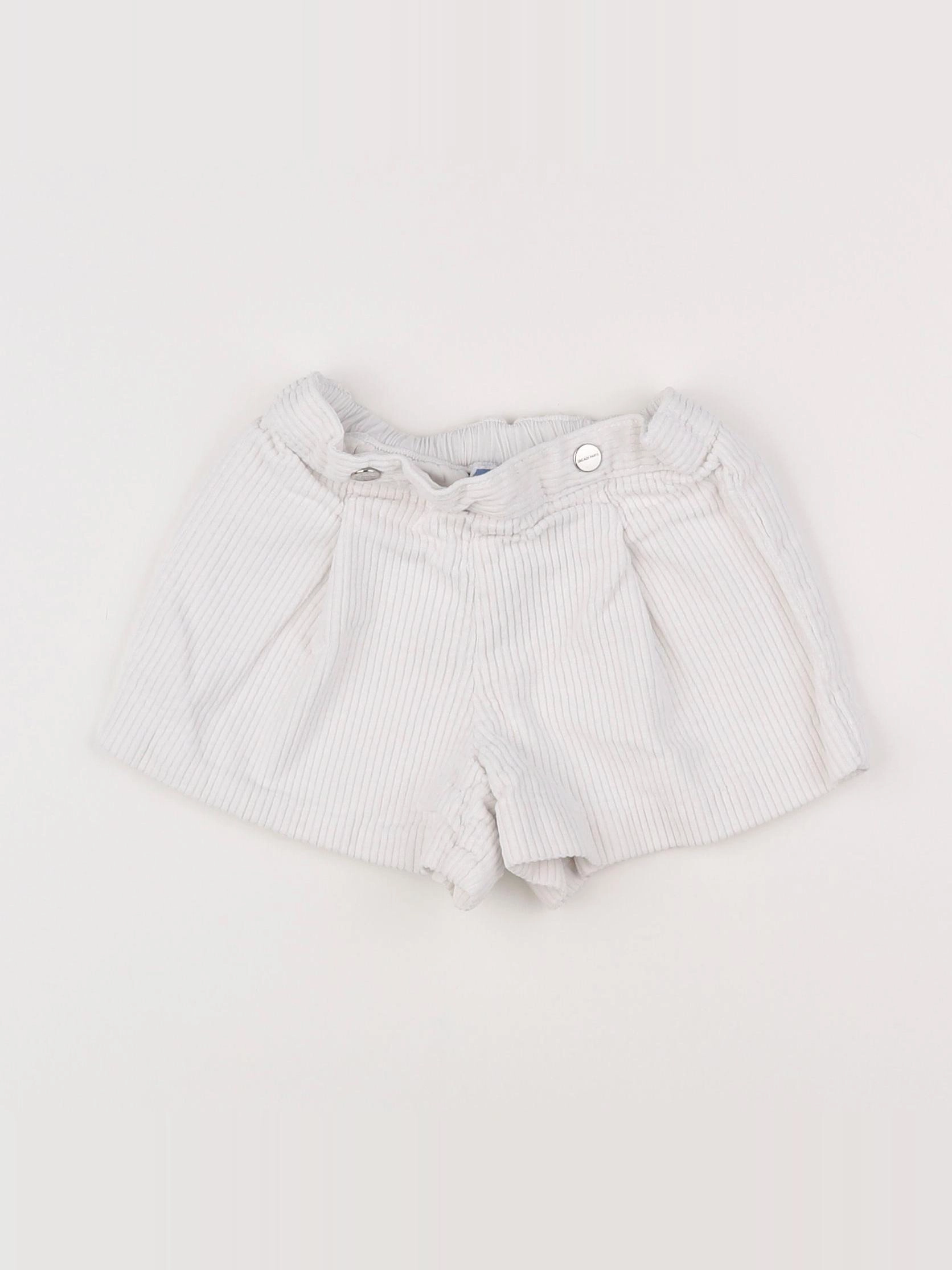 Jacadi - short blanc - 12/18 mois