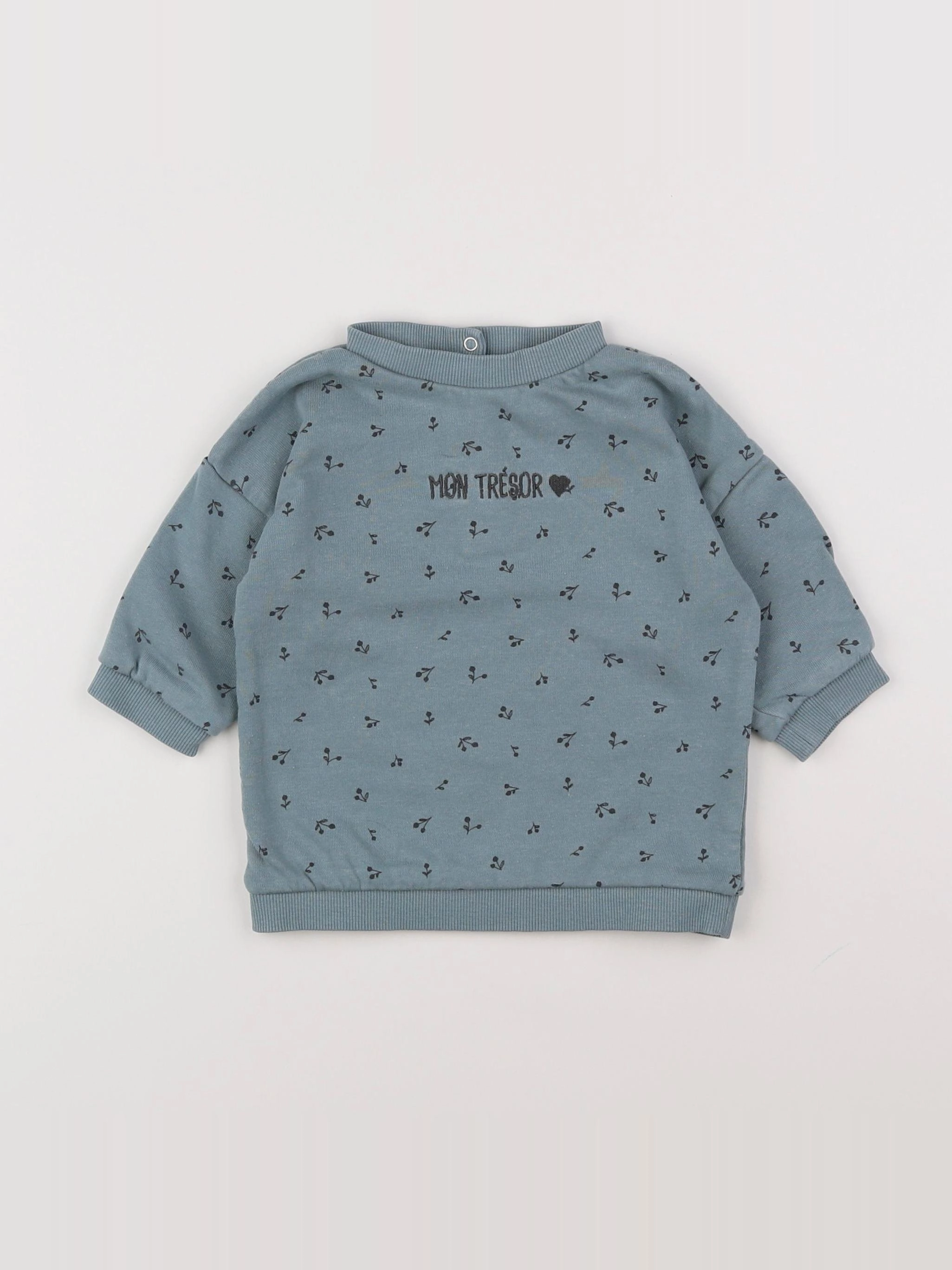 Vertbaudet - robe bleu - 9 mois