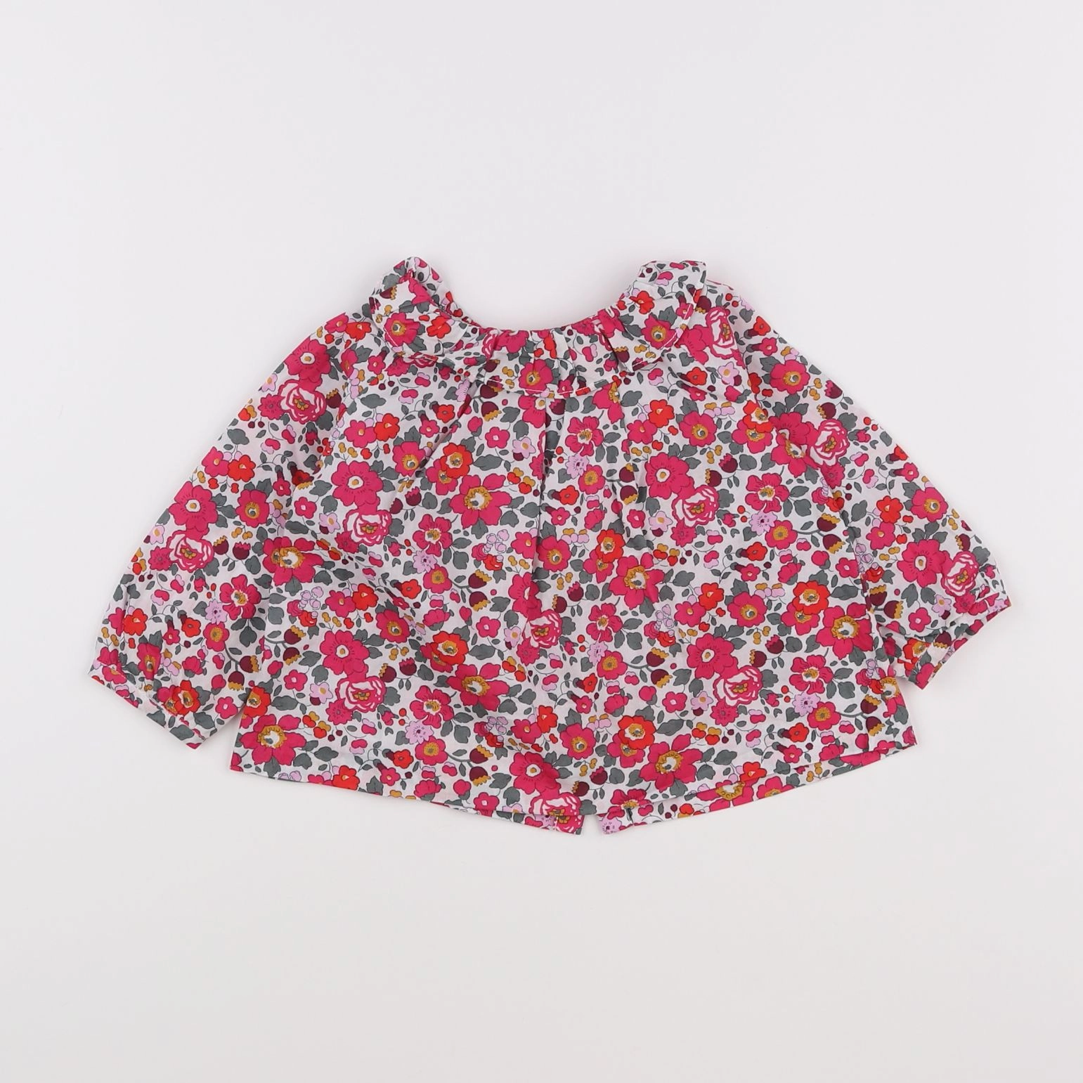 Jacadi - blouse liberty rose - 12 mois