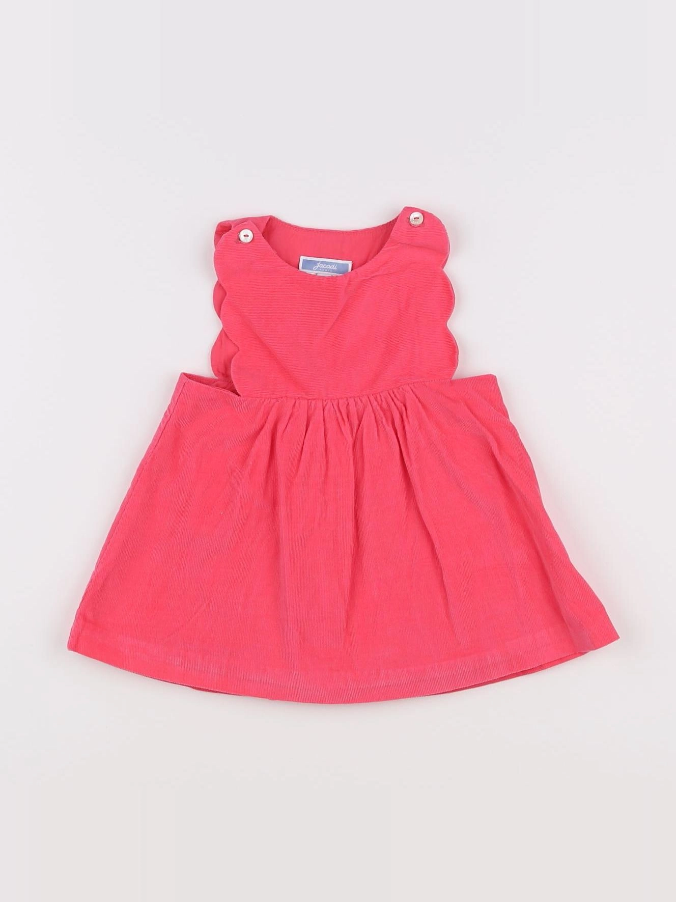 Jacadi - robe rose - 12 mois