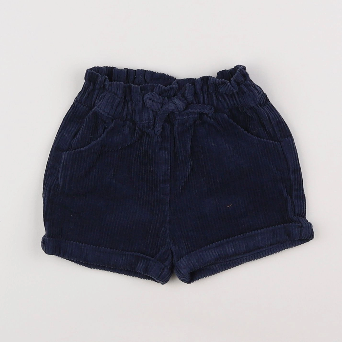 Vertbaudet - short bleu - 6 mois