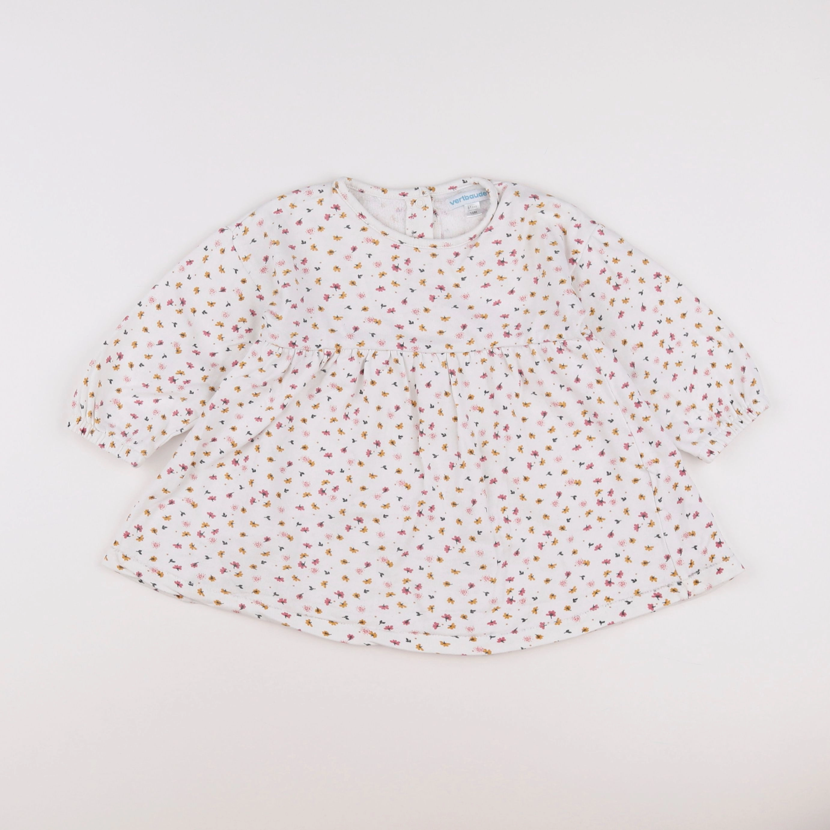 Vertbaudet - robe multicolore - 18 mois