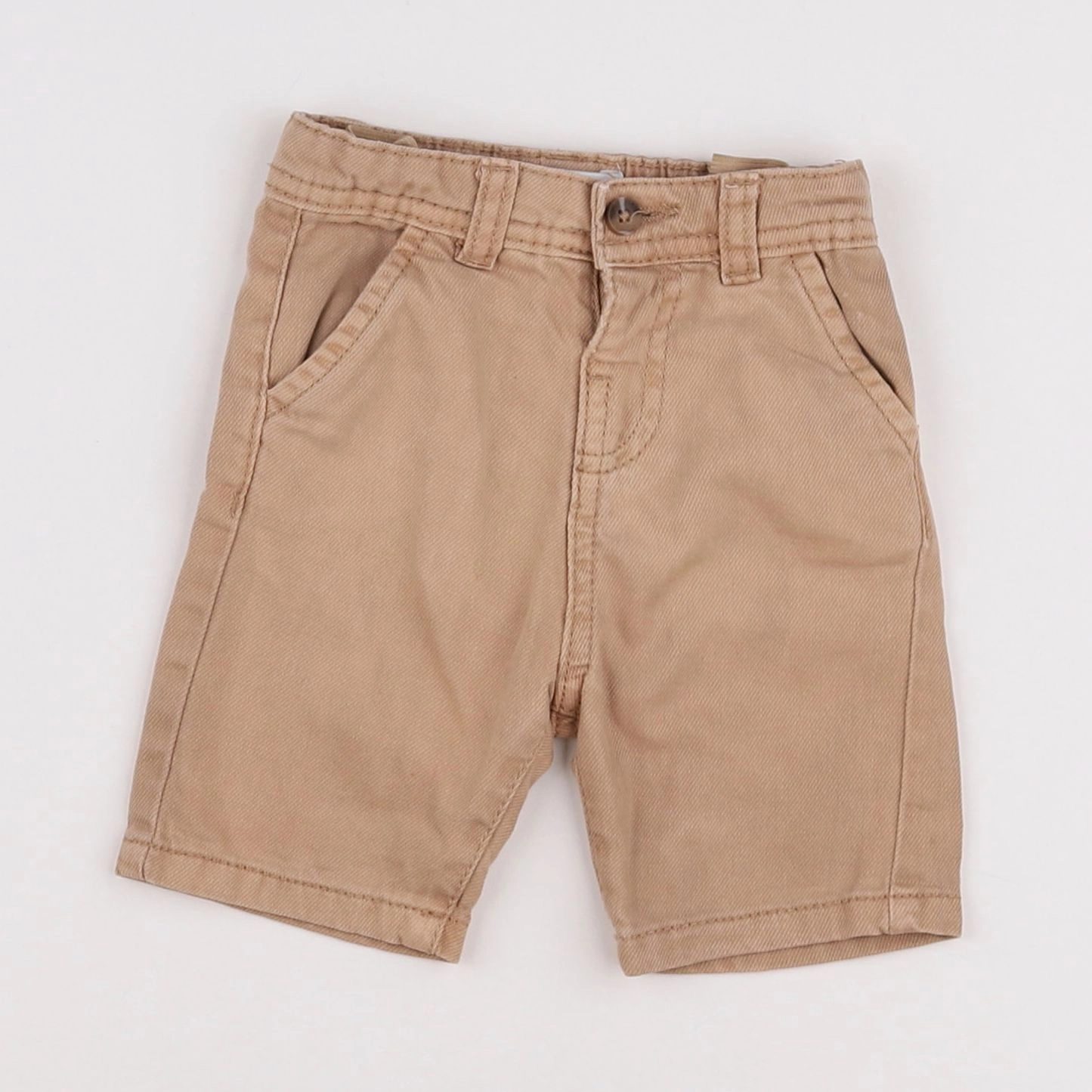 Vertbaudet - short marron - 6 mois