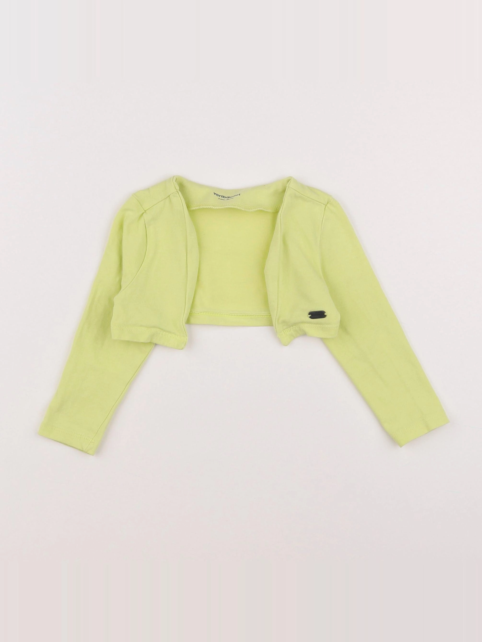 Vertbaudet - gilet jaune - 2 ans