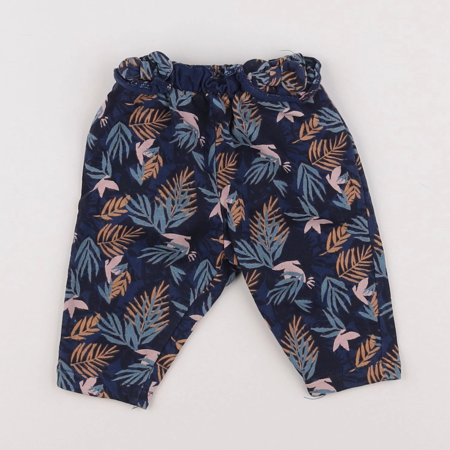 Vertbaudet - pantalon bleu - 3 mois