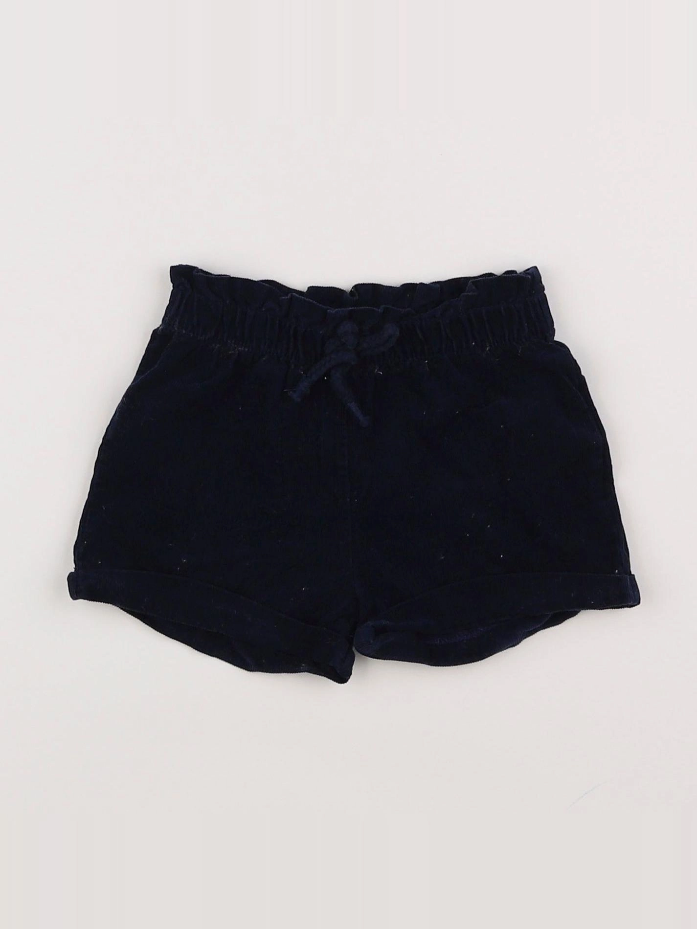 Vertbaudet - short bleu - 9 mois