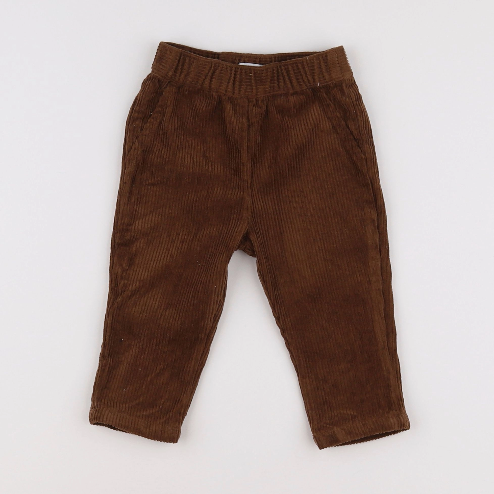 Vertbaudet - pantalon marron - 6 mois