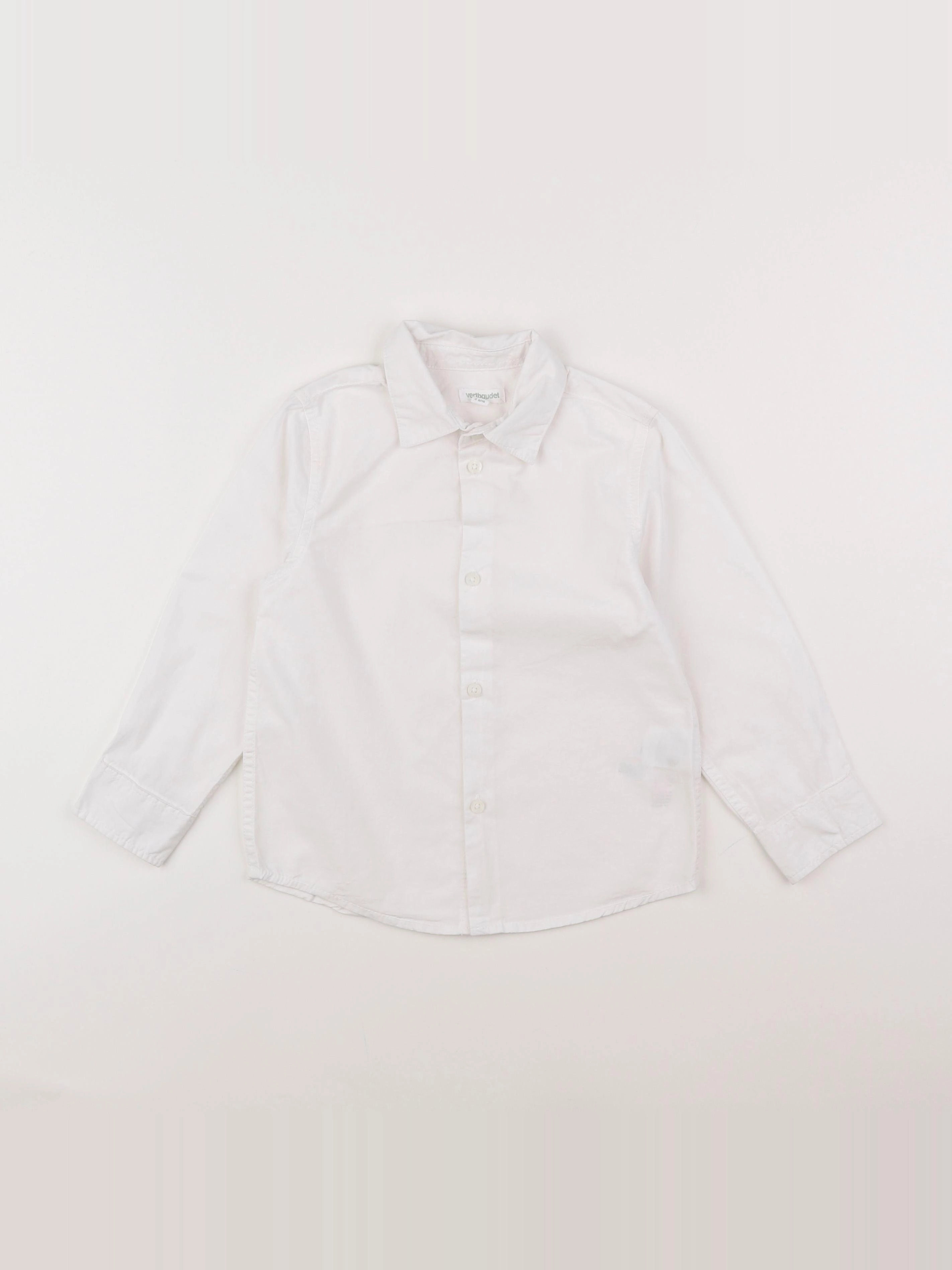 Vertbaudet - chemise blanc - 4 ans