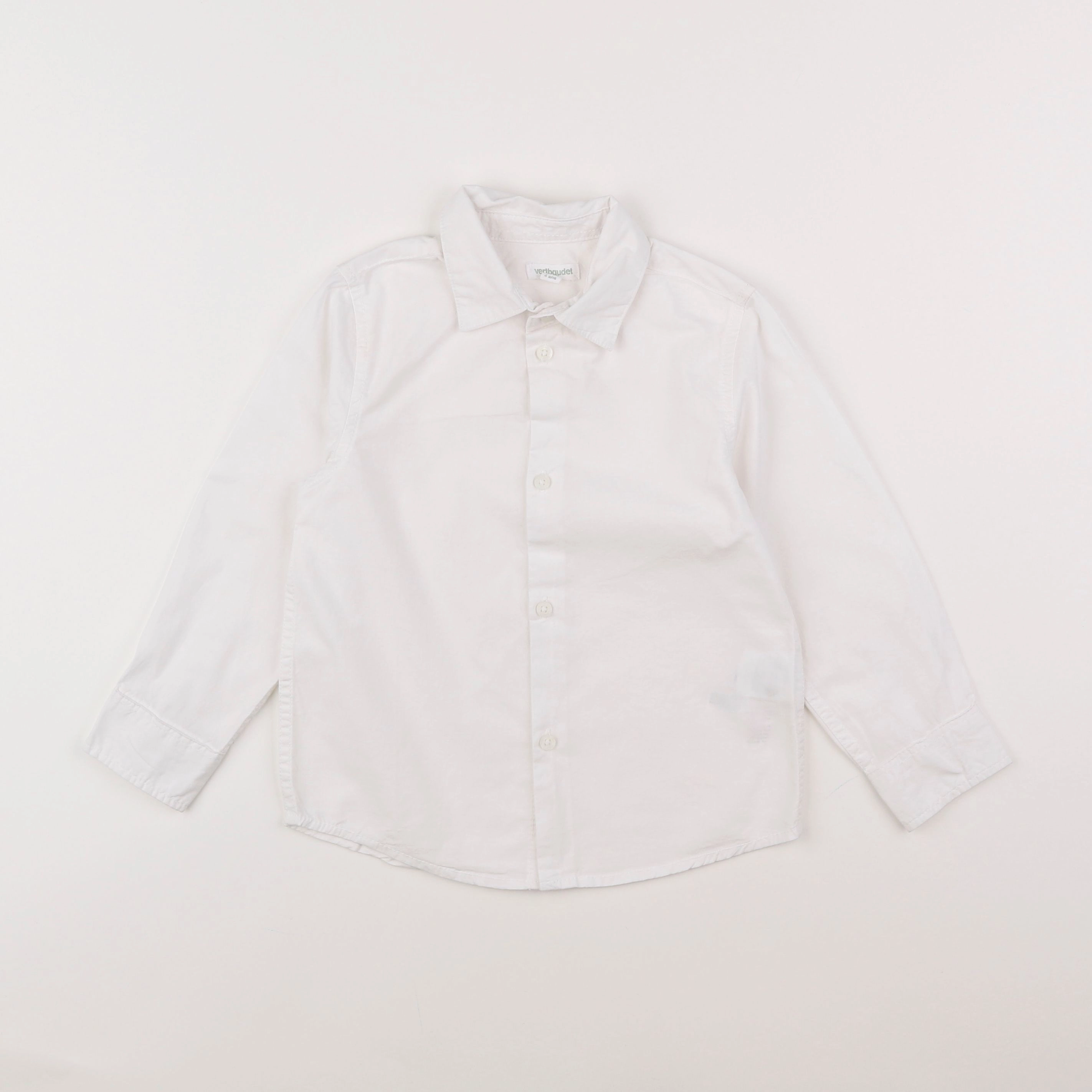 Vertbaudet - chemise blanc - 4 ans
