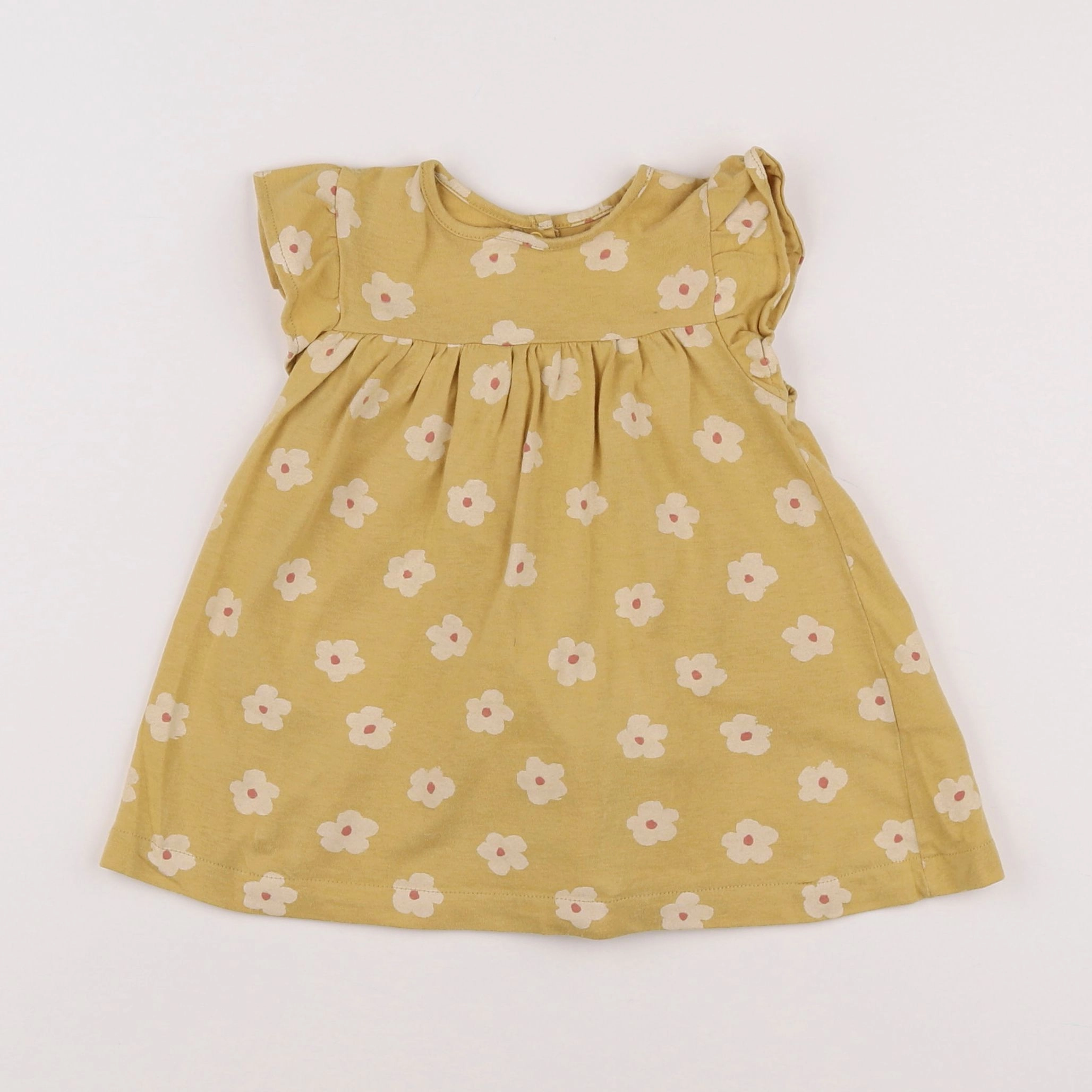 Vertbaudet - robe jaune - 9 mois