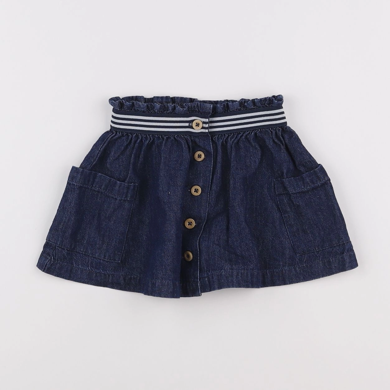 Vertbaudet - jupe bleu - 2 ans